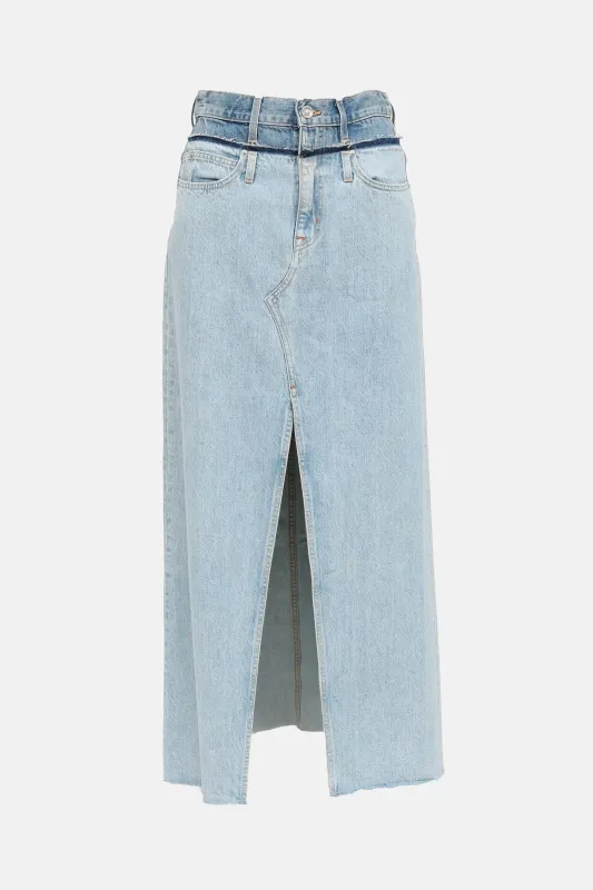 Re-Work Dallas Double Waistband Skirt made by SLVRLAKE