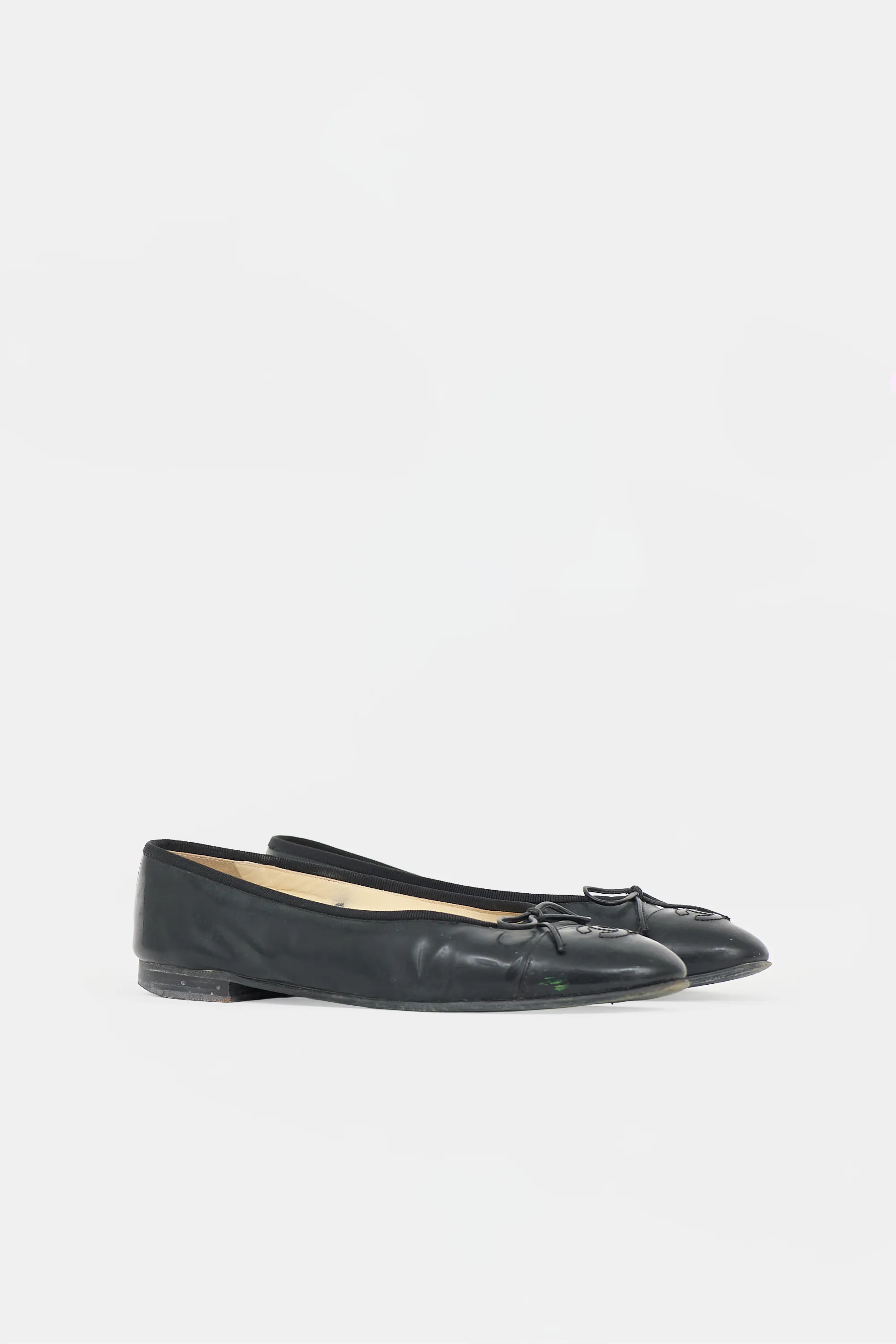 Patent CC Ballet Flat sold by VSP Consignment product image thumbnail 4
