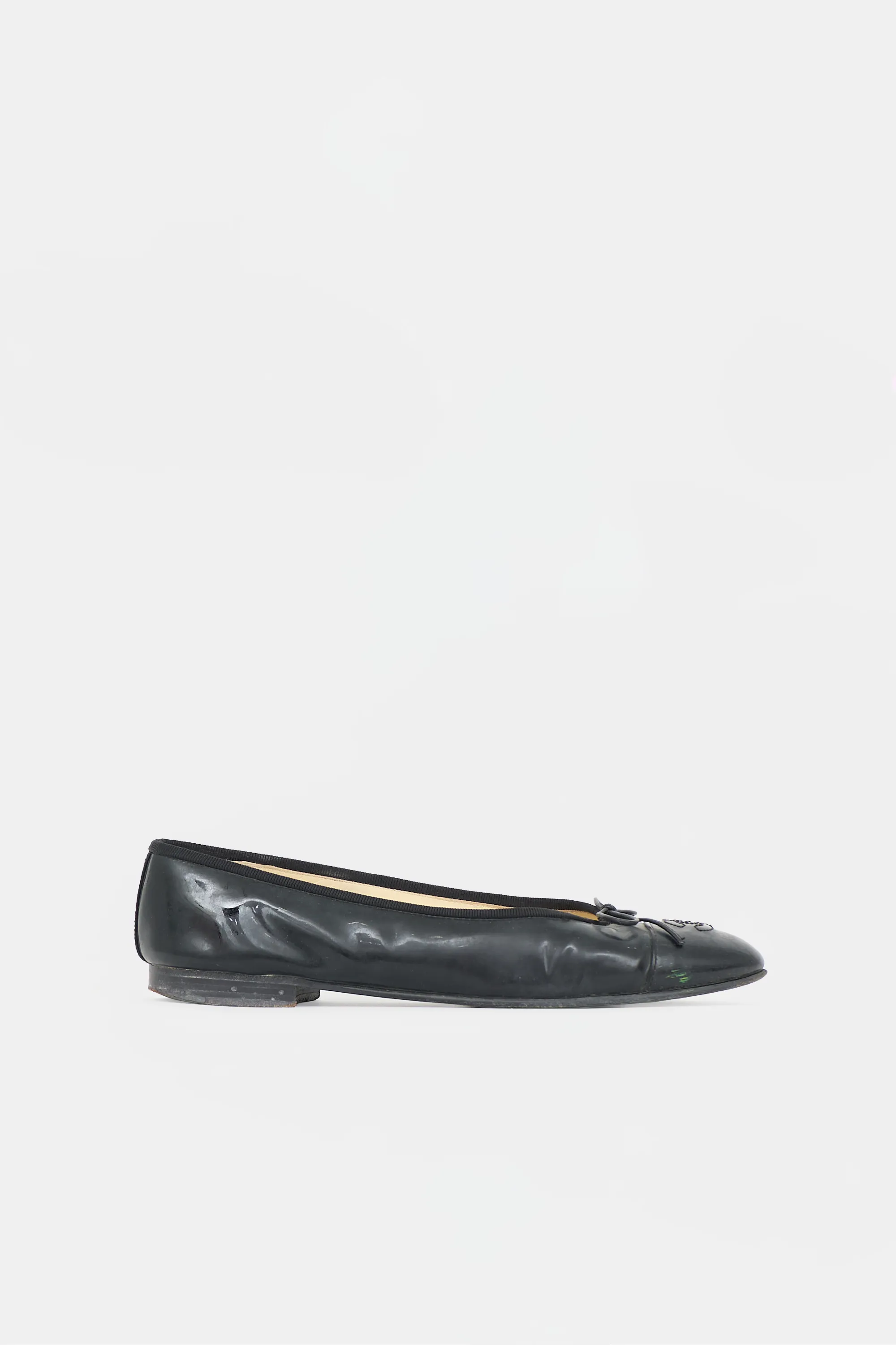 Patent CC Ballet Flat sold by VSP Consignment