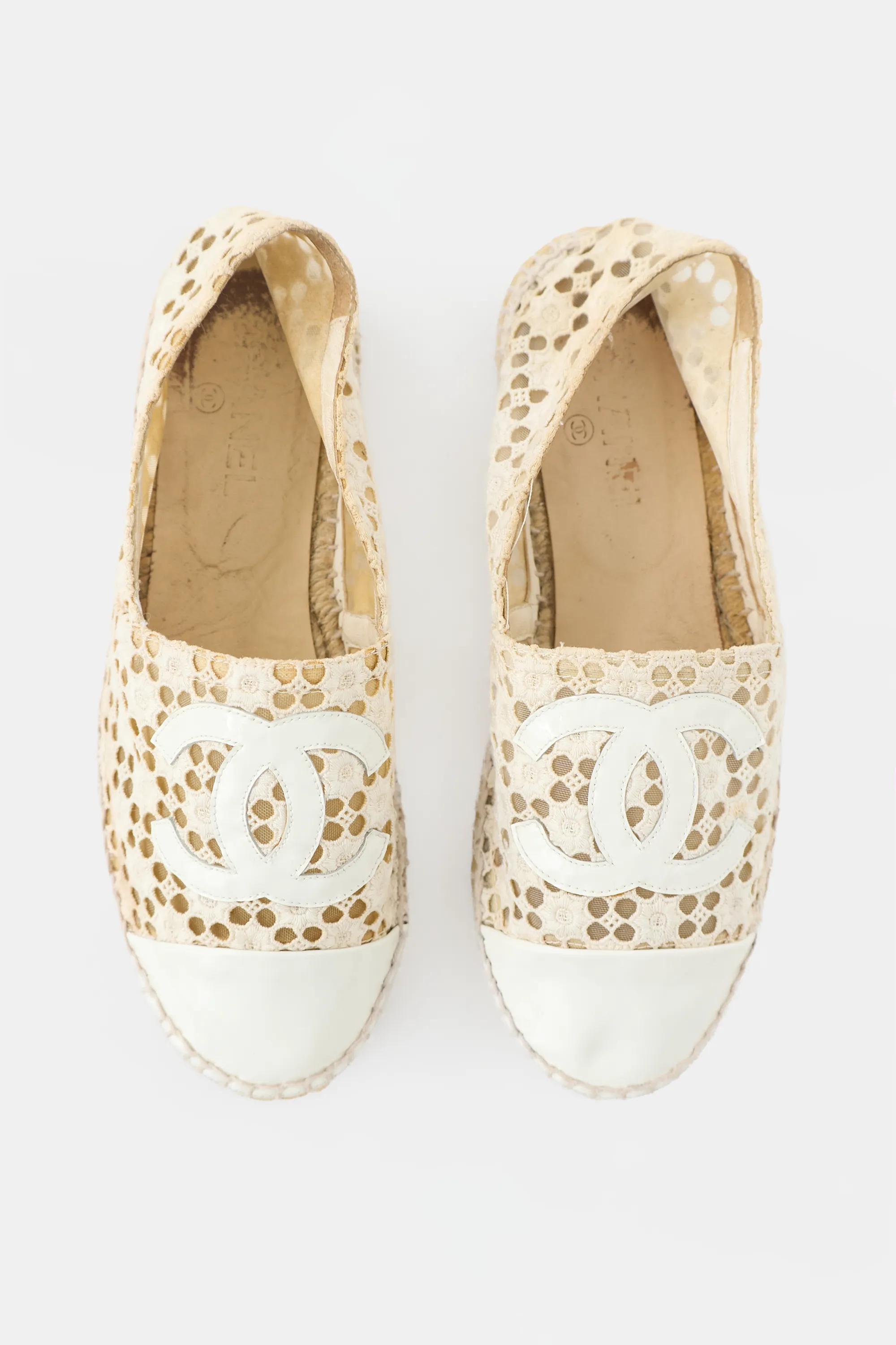 Eyelet CC Espadrille Flat sold by VSP Consignment product image thumbnail 3