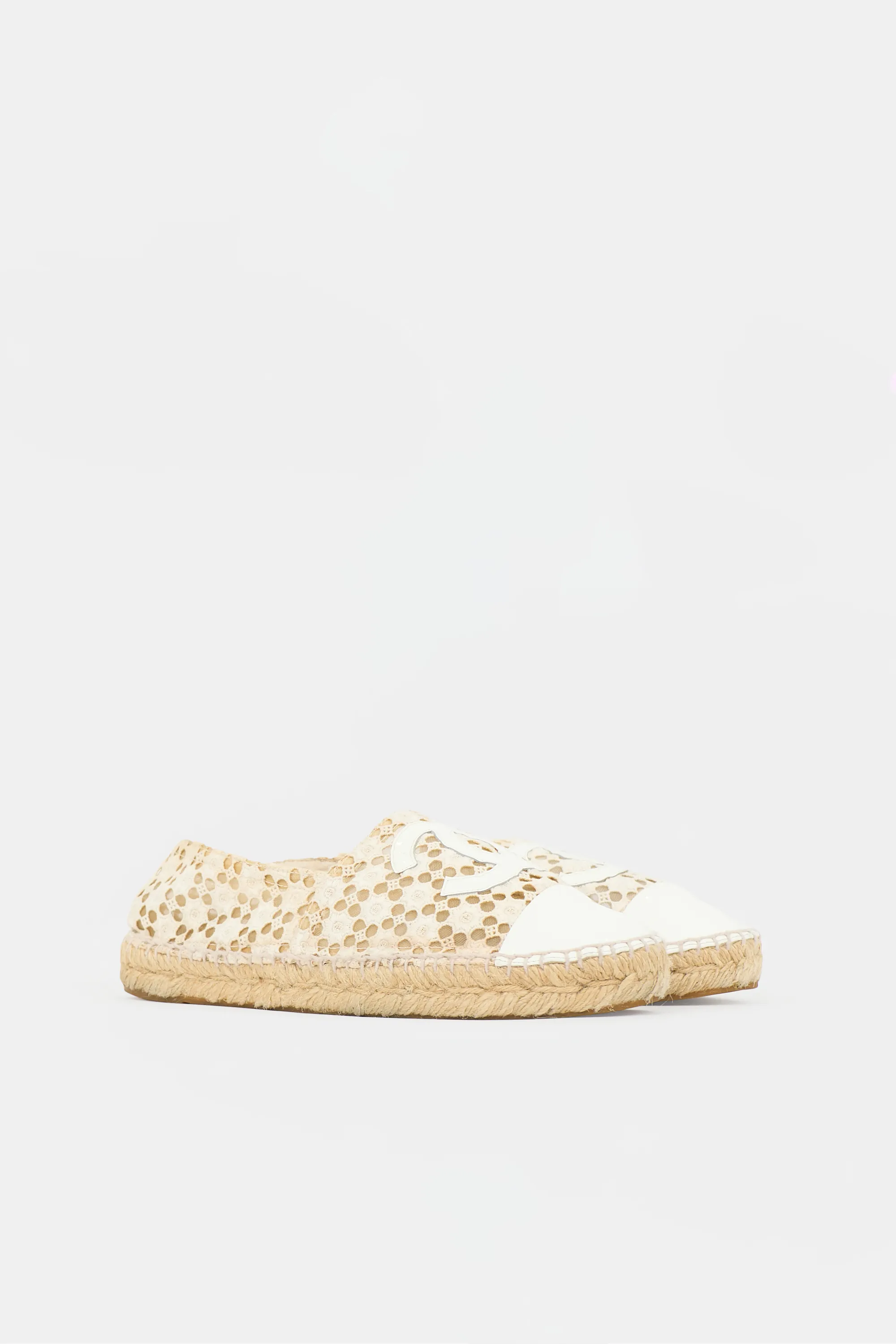 Eyelet CC Espadrille Flat sold by VSP Consignment product image thumbnail 4