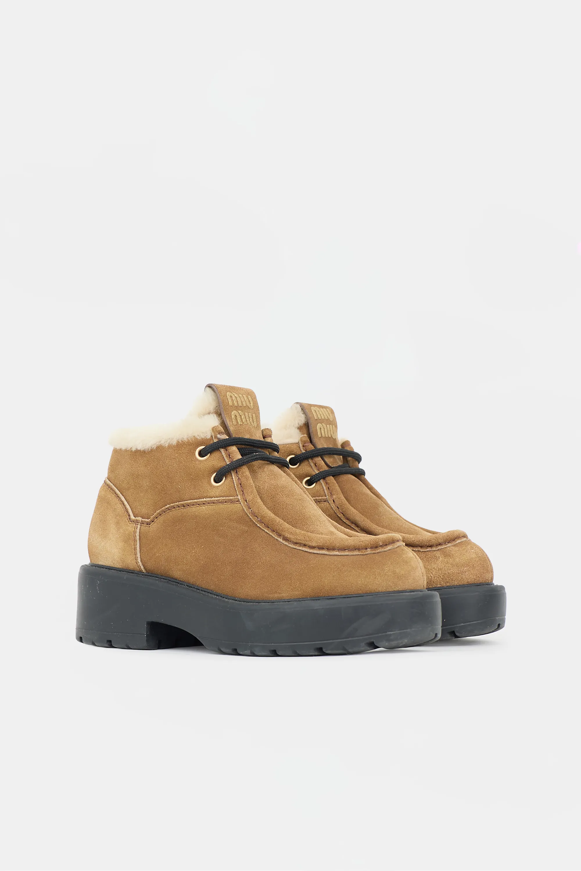 Suede & Shearling Boot sold by VSP Consignment product image thumbnail 3