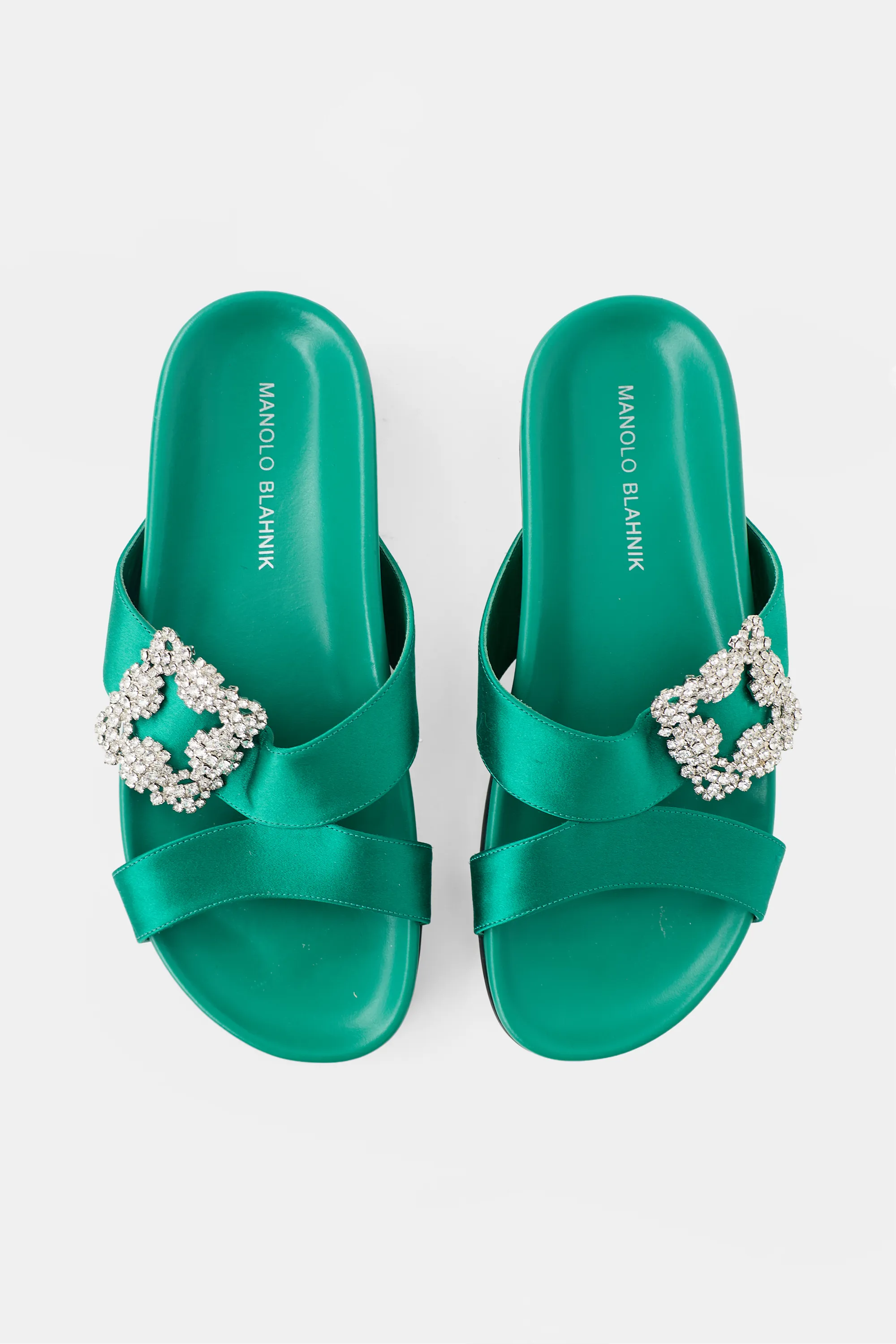 Satin Chilanghi Embellished Sandal sold by VSP Consignment