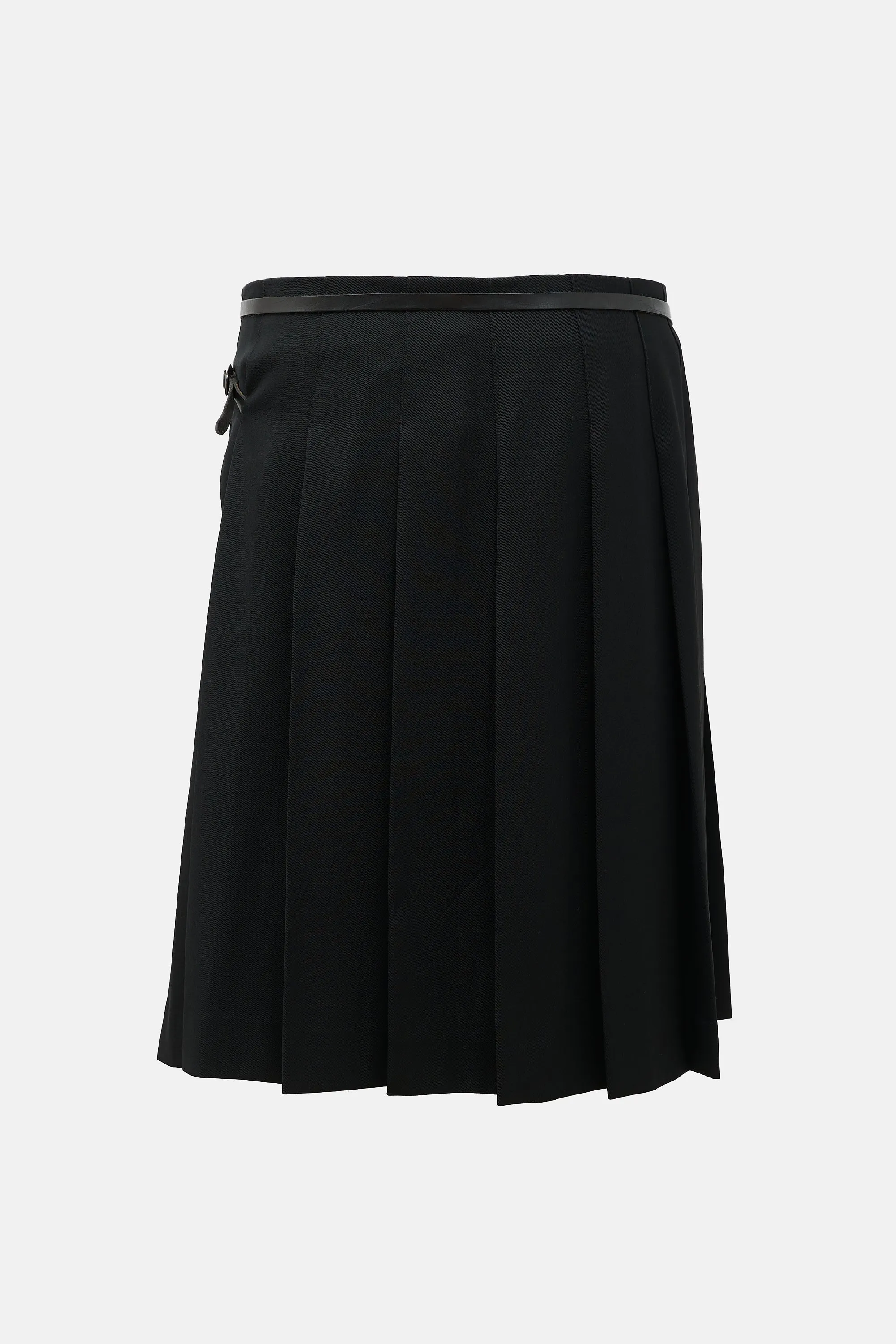 Wool Pleated Wrap Skirt sold by VSP Consignment product image thumbnail 2