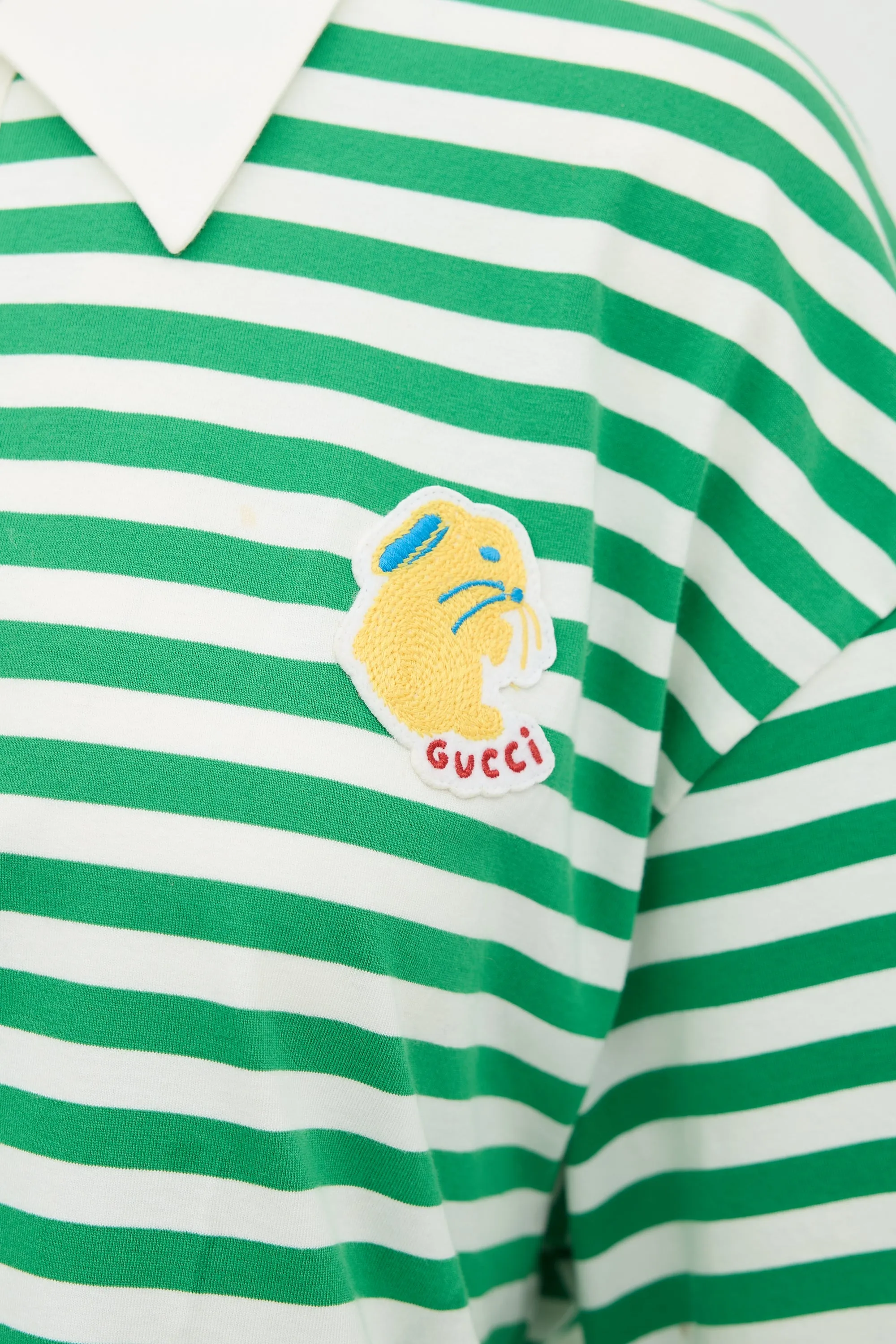 Stripe Logo Polo sold by VSP Consignment product image thumbnail 3
