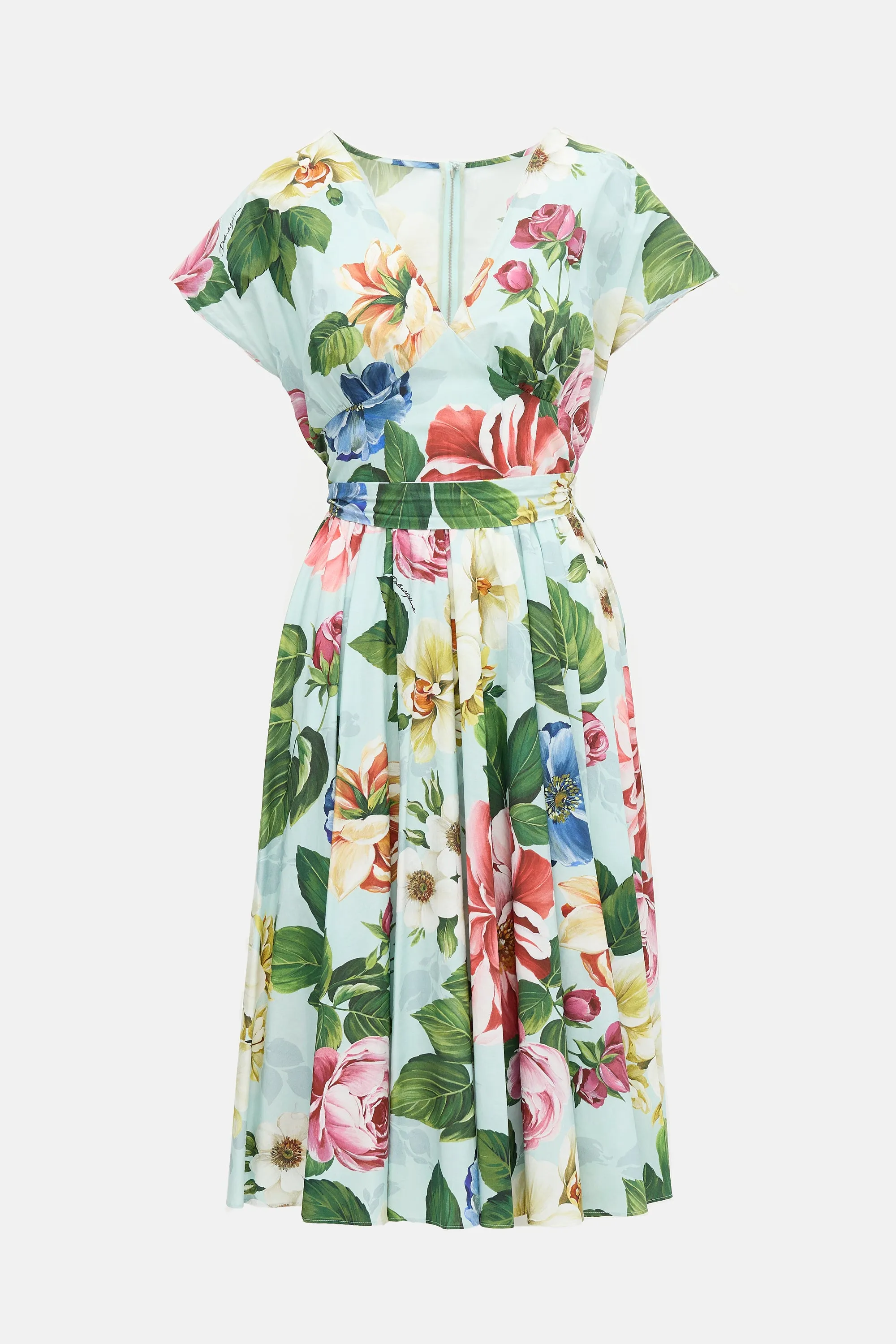 Floral Gathered Dress sold by VSP Consignment