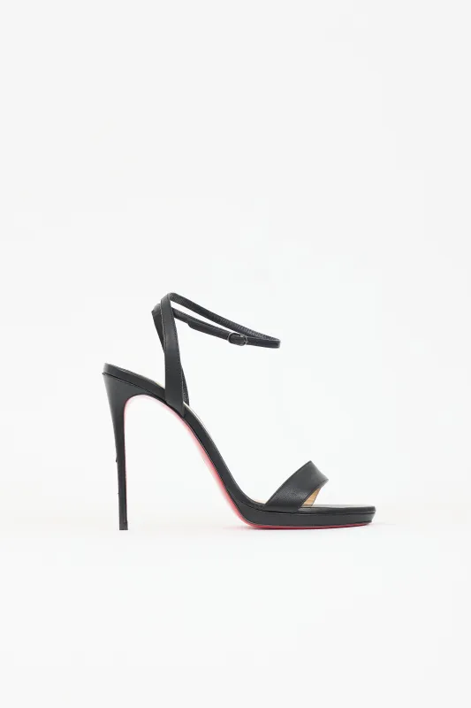 Leather Loubi Queen Sandal sold by VSP Consignment