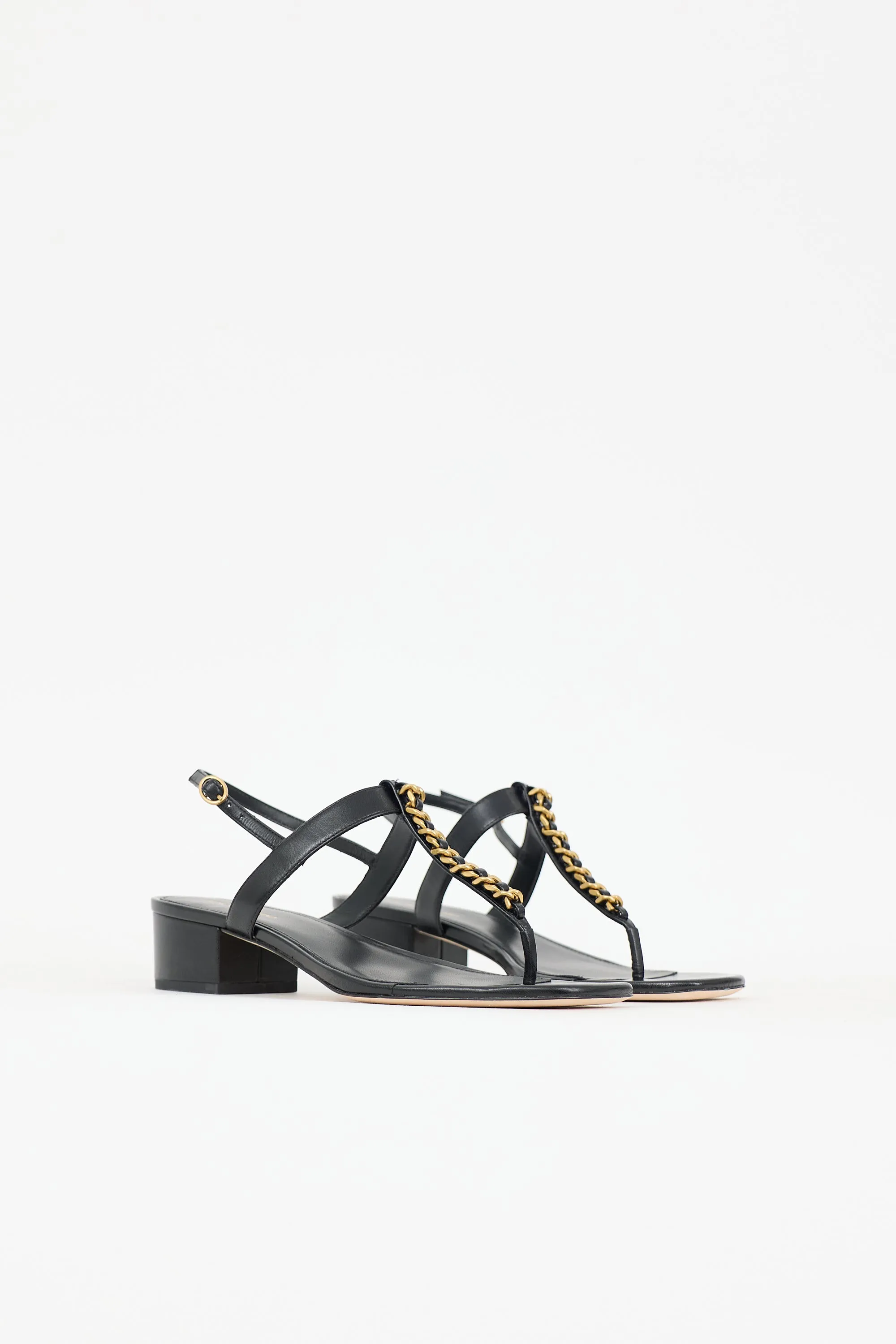 Leather Chain Link Andie Sandal sold by VSP Consignment product image thumbnail 2