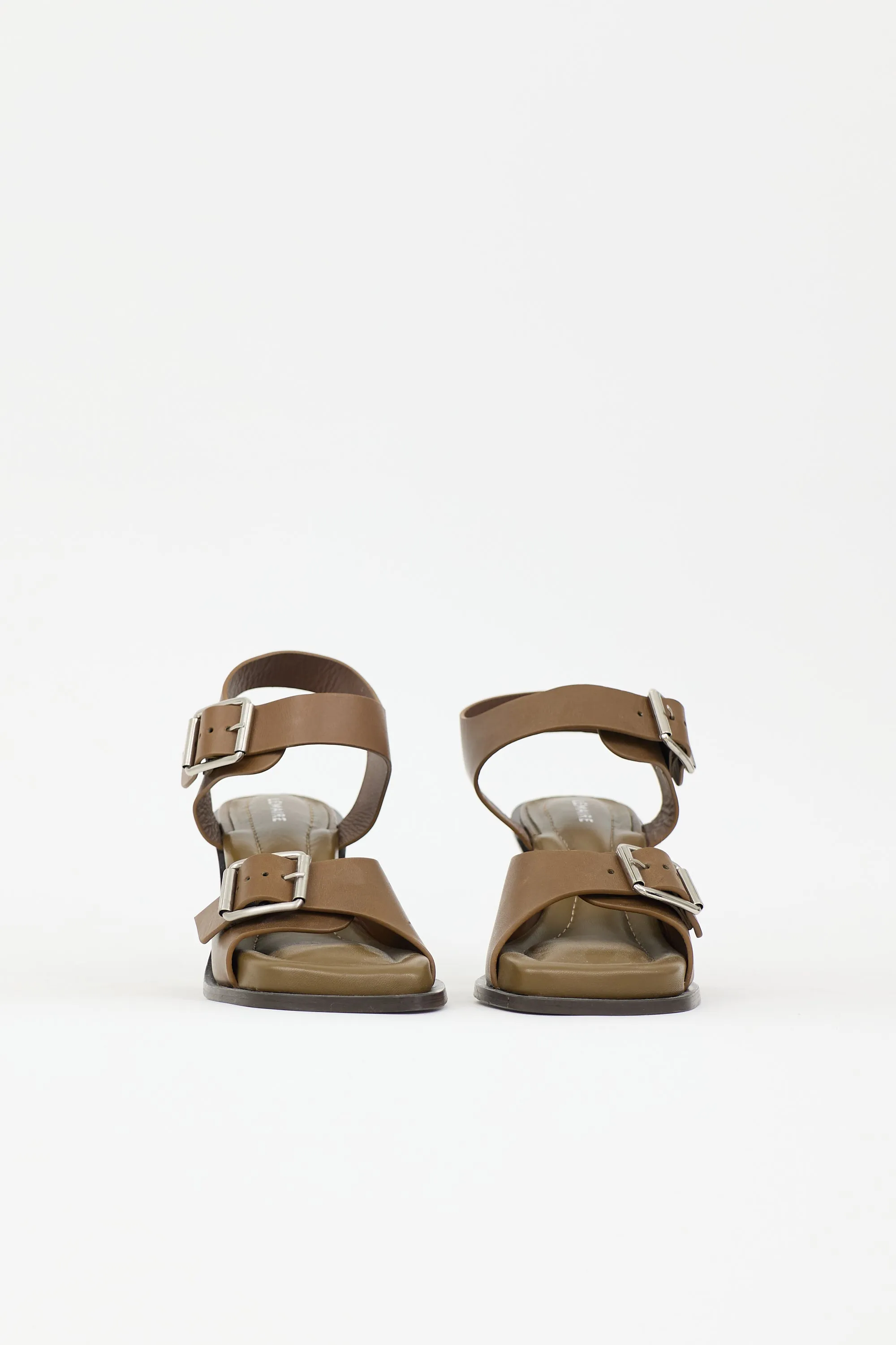 Leather Buckle Sandal sold by VSP Consignment product image thumbnail 3