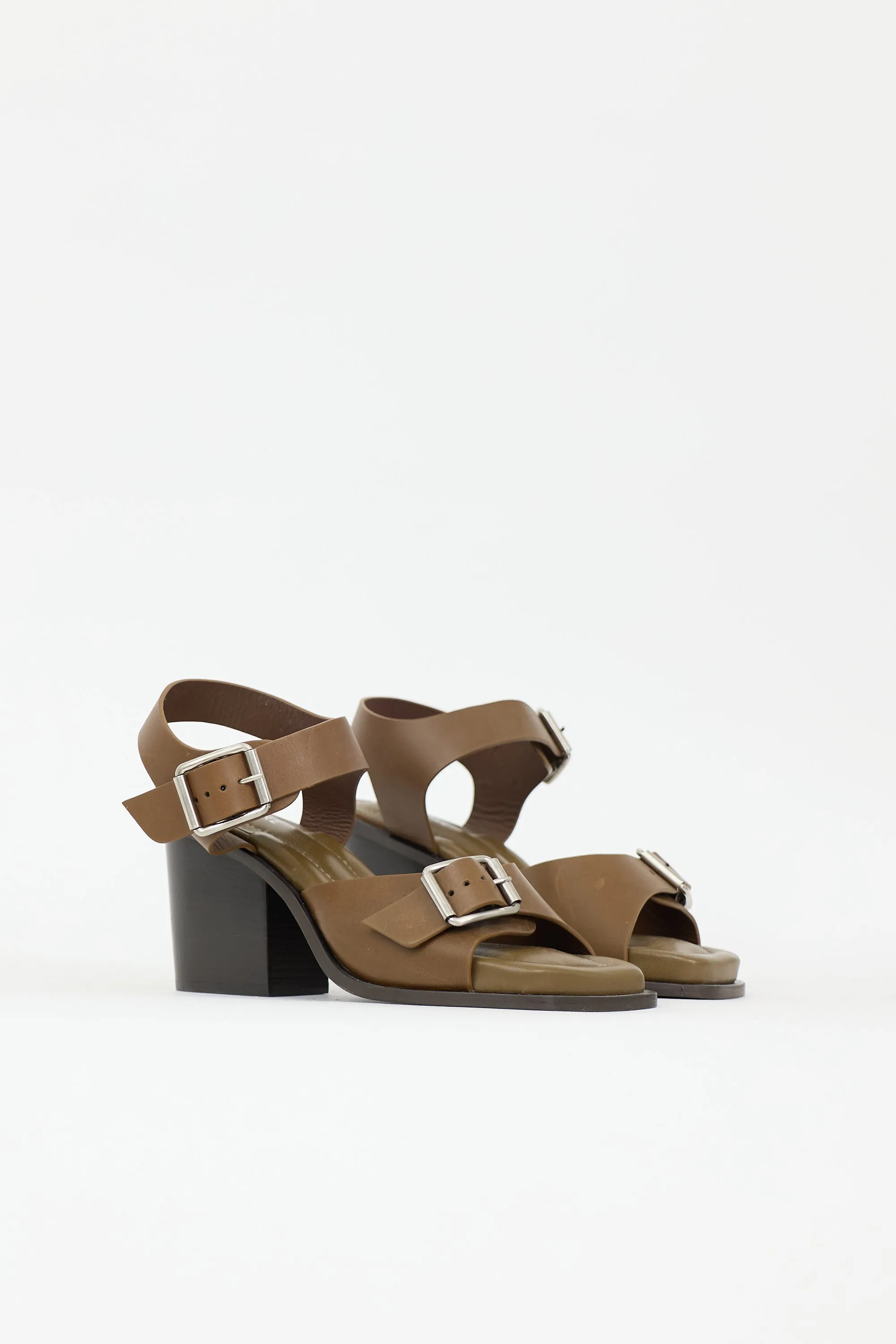 Leather Buckle Sandal sold by VSP Consignment product image thumbnail 2