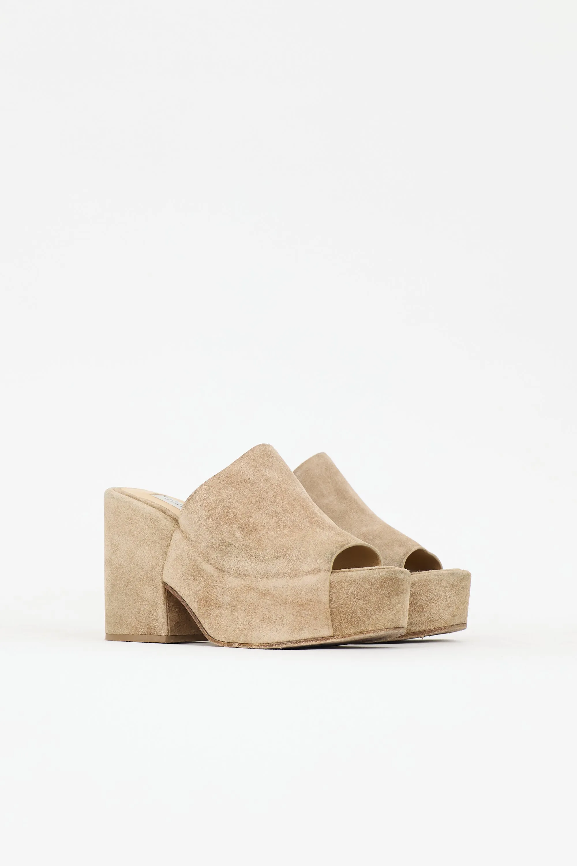 Suede Ares Platform Mule sold by VSP Consignment product image thumbnail 2