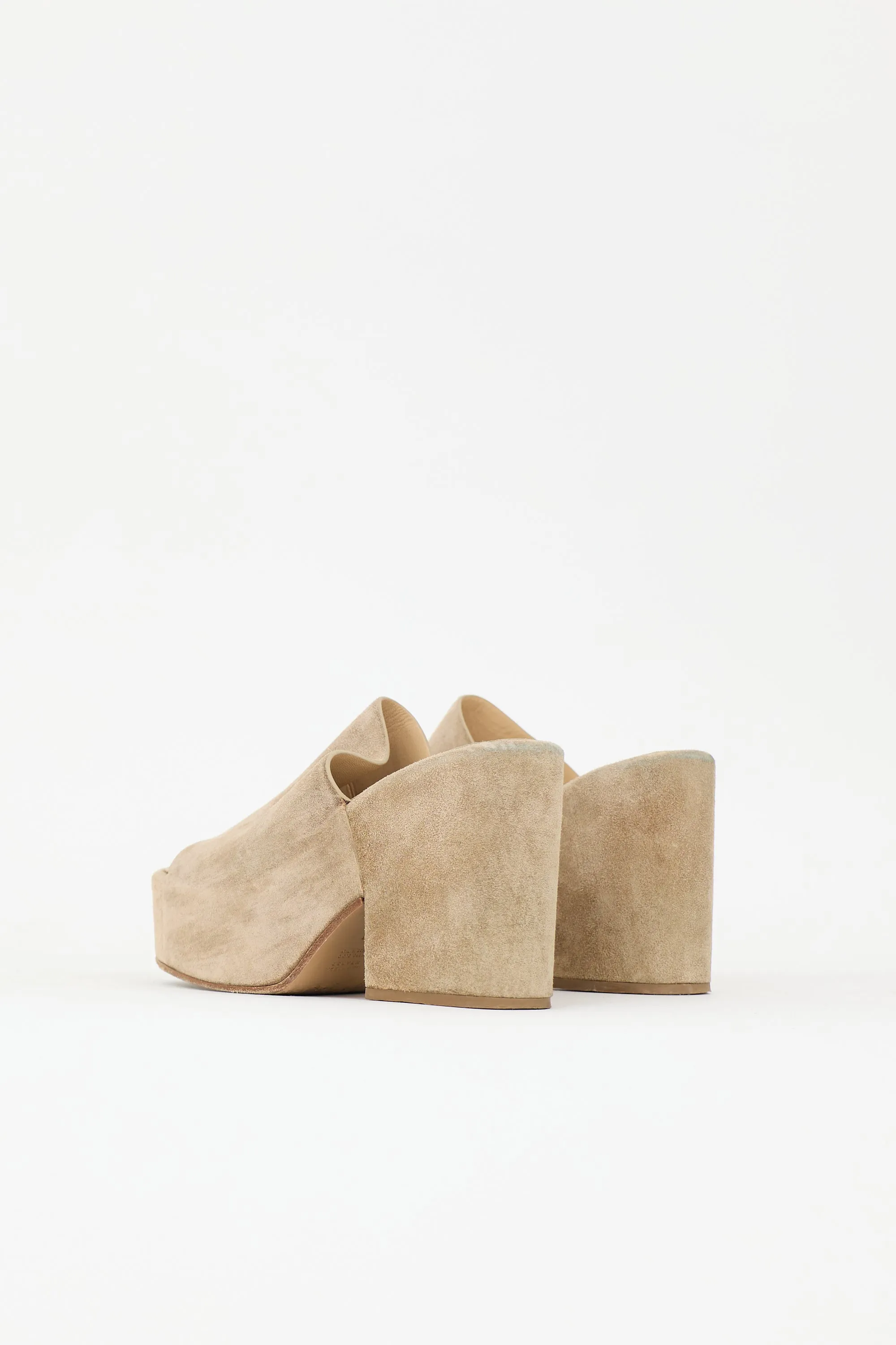 Suede Ares Platform Mule sold by VSP Consignment product image thumbnail 4