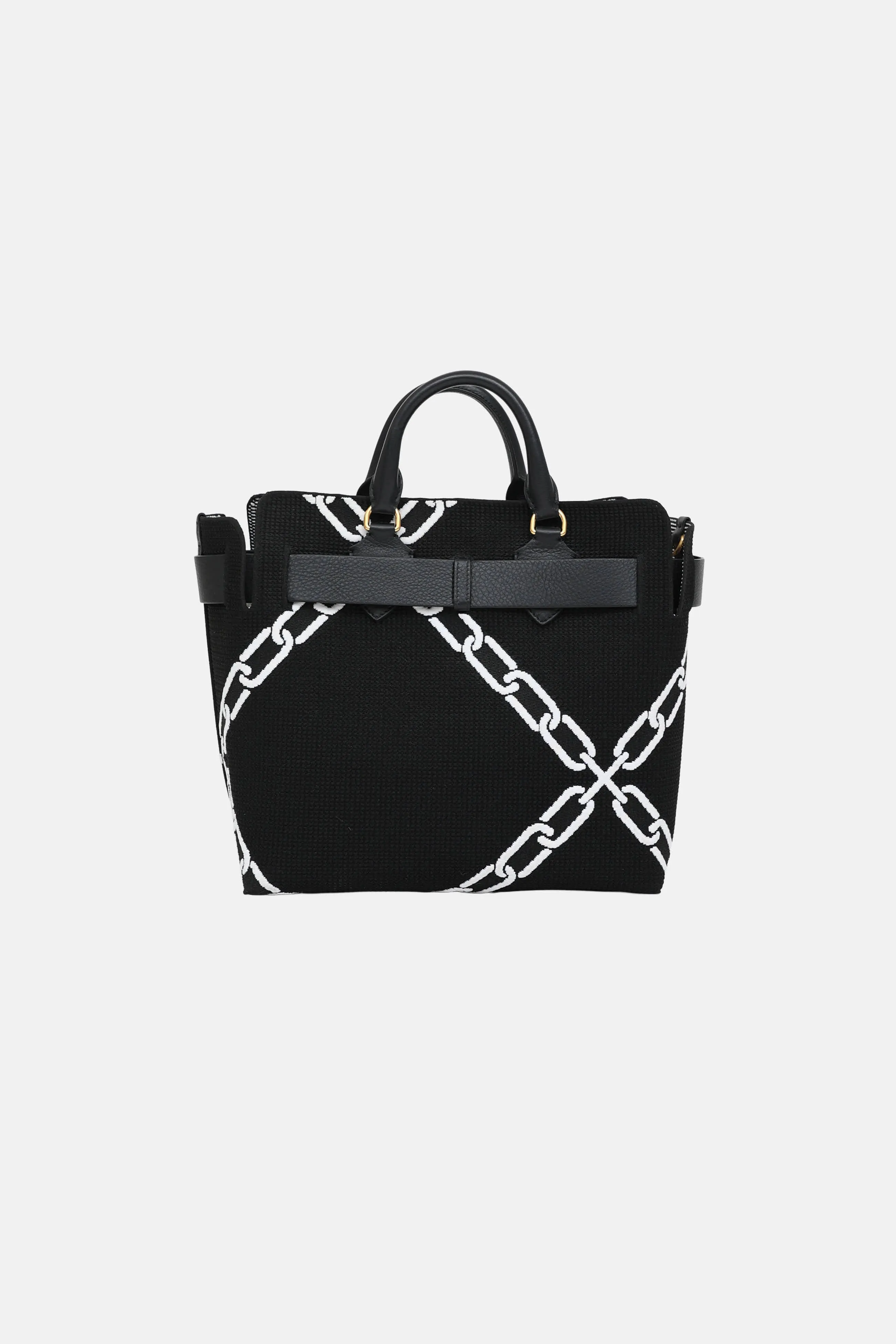 Woven Belt Tote Bag sold by VSP Consignment product image thumbnail 2