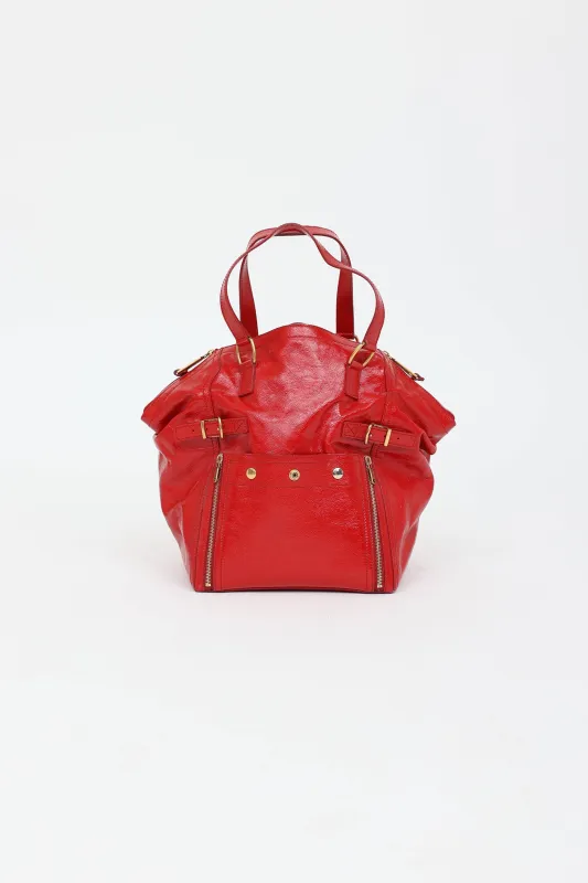 Patent Downtown Tote Bag made by Yves Saint Laurent