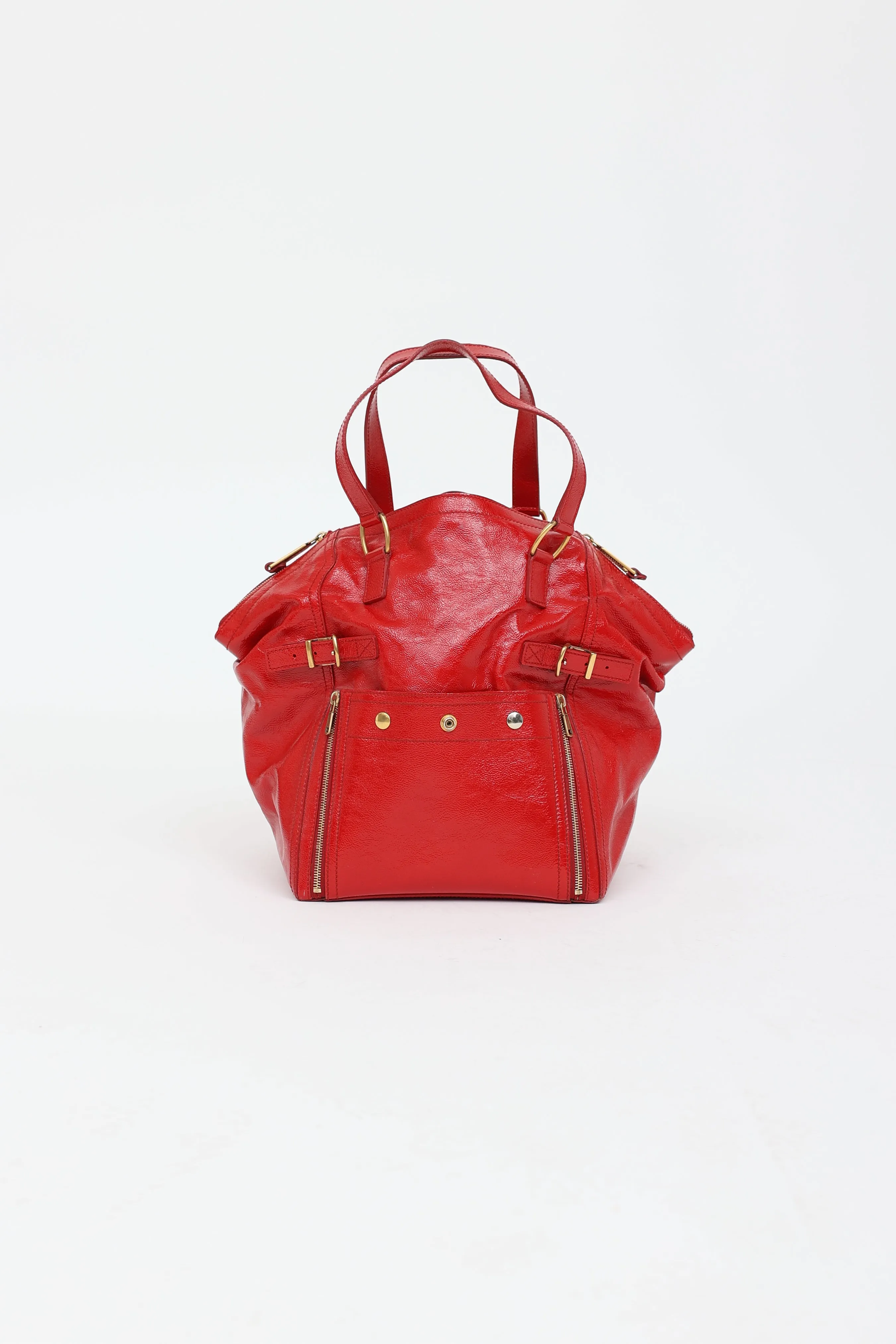 Patent Downtown Tote Bag sold by VSP Consignment