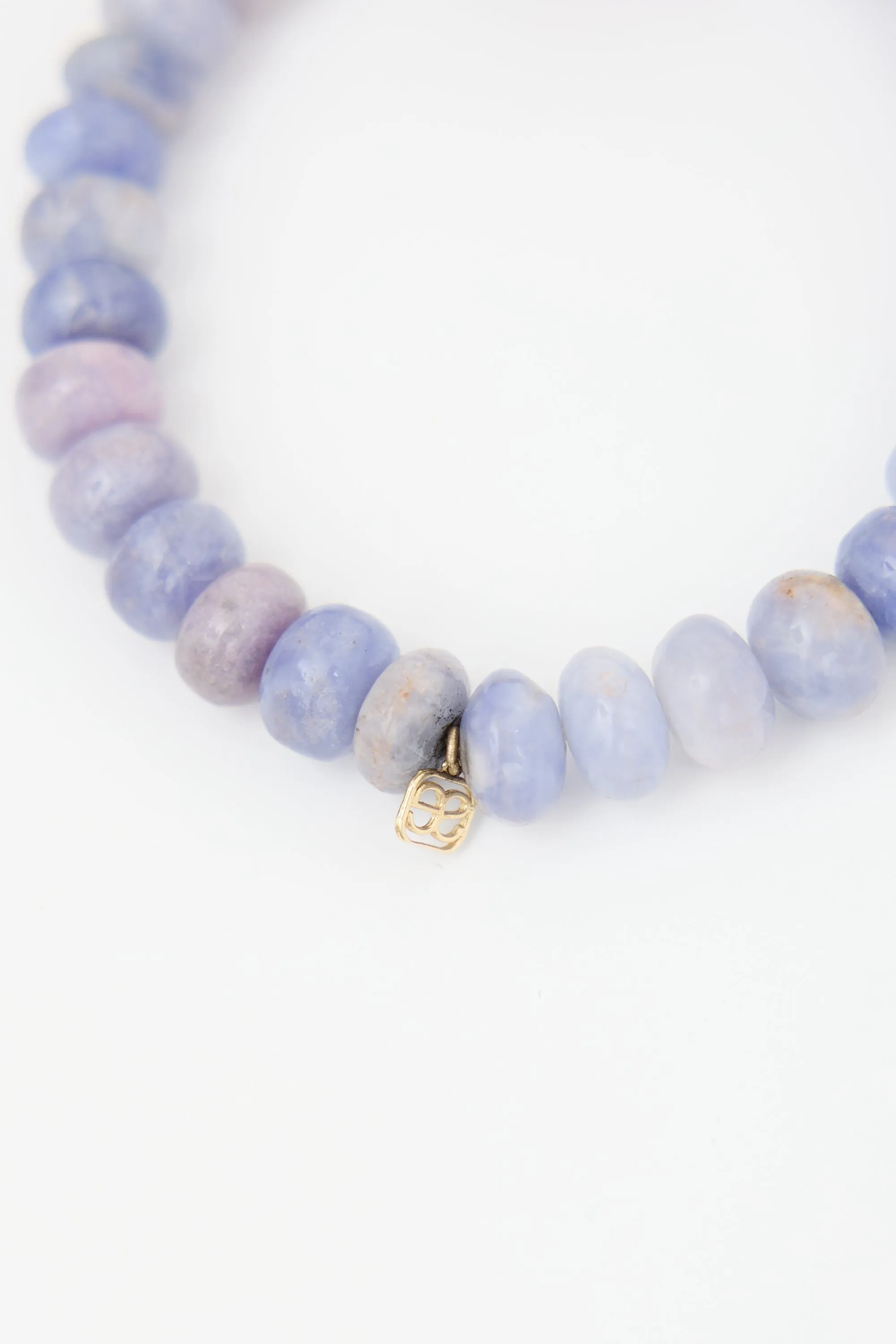 14K Gold & Amethyst Evil Eye Charm Bracelet sold by VSP Consignment product image thumbnail 3