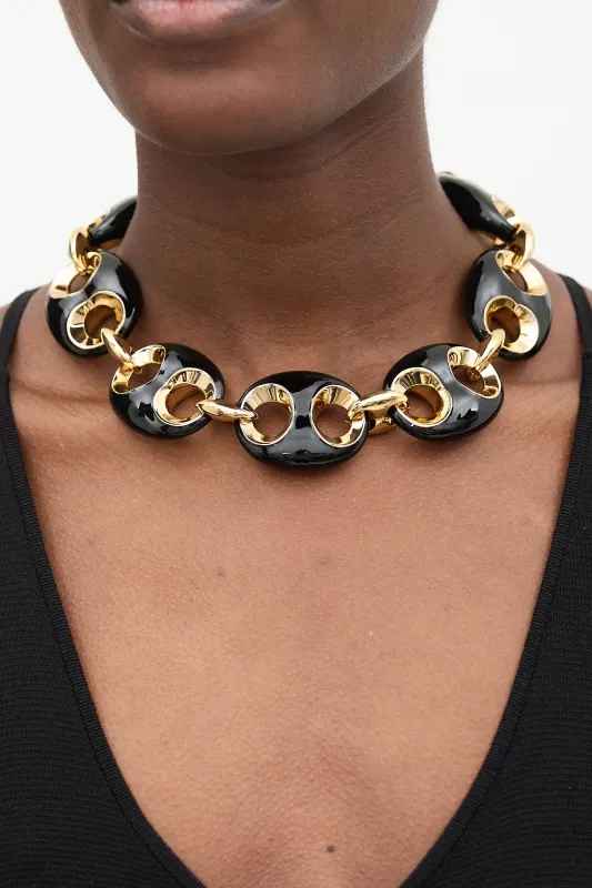 Spring 2024 Enamelled Marina Chain Neckline made by Gucci