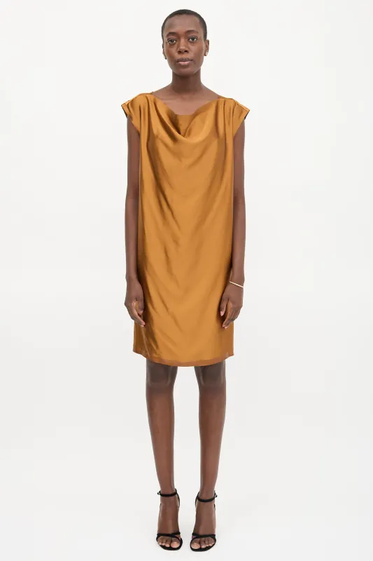 Silk Draped Mini Dress made by Ports 1961