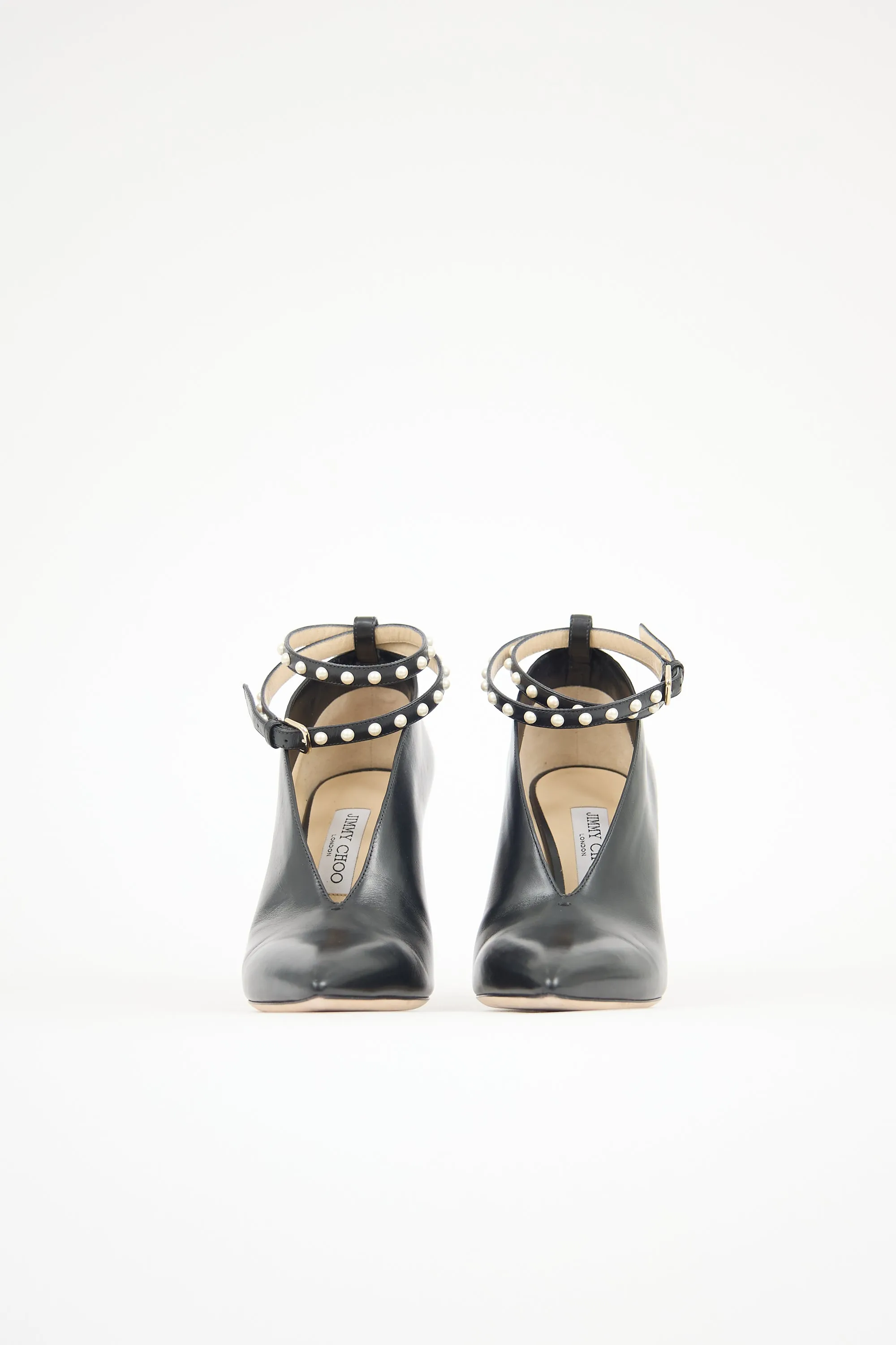 Leather Lark 100 Heel sold by VSP Consignment product image thumbnail 3