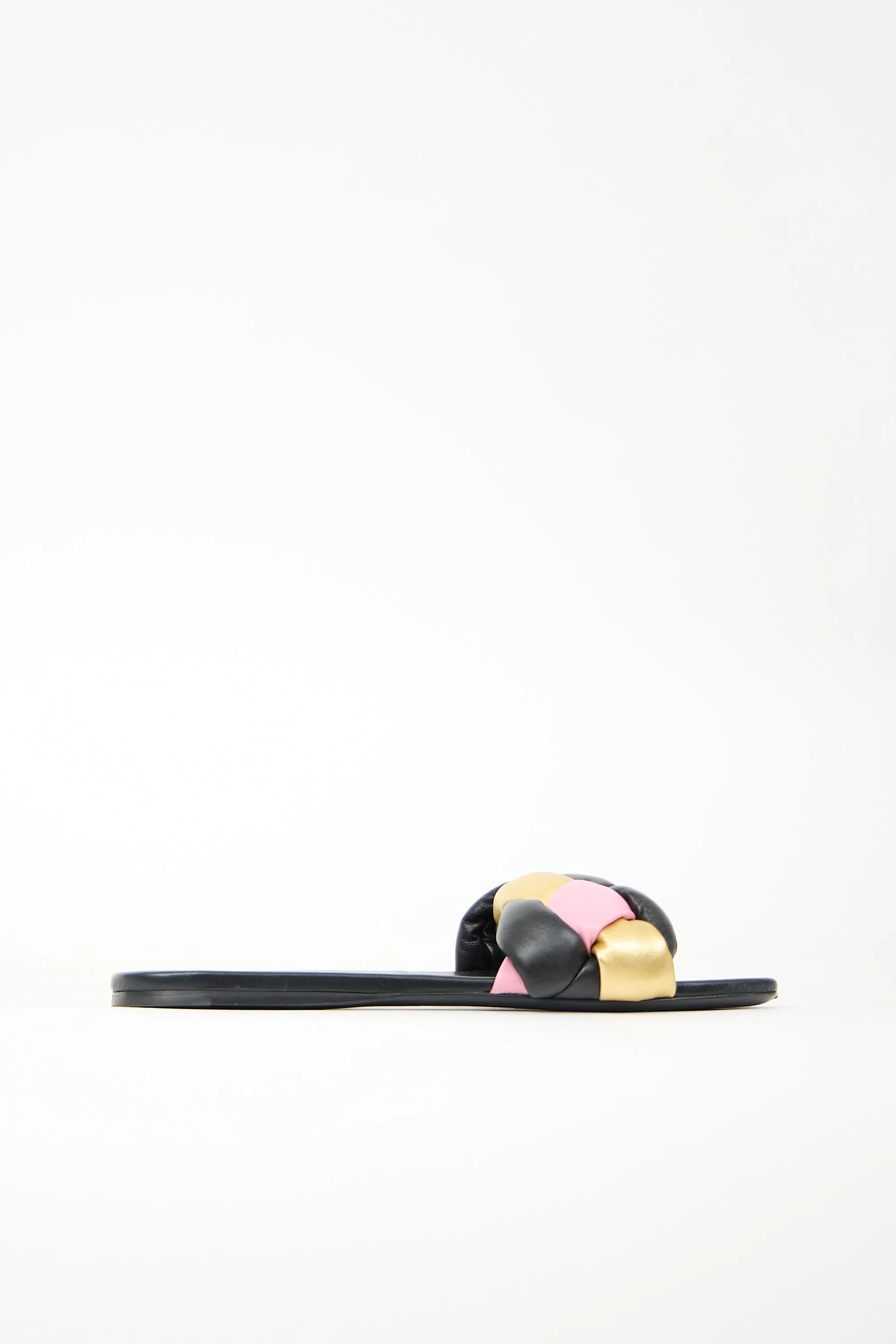 Braided Leather Slide sold by VSP Consignment product image thumbnail 2