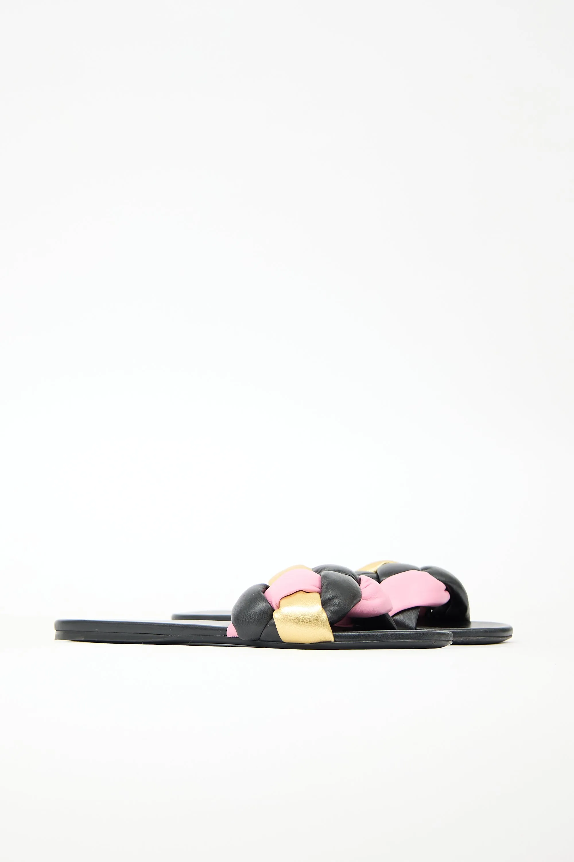 Braided Leather Slide sold by VSP Consignment product image thumbnail 3