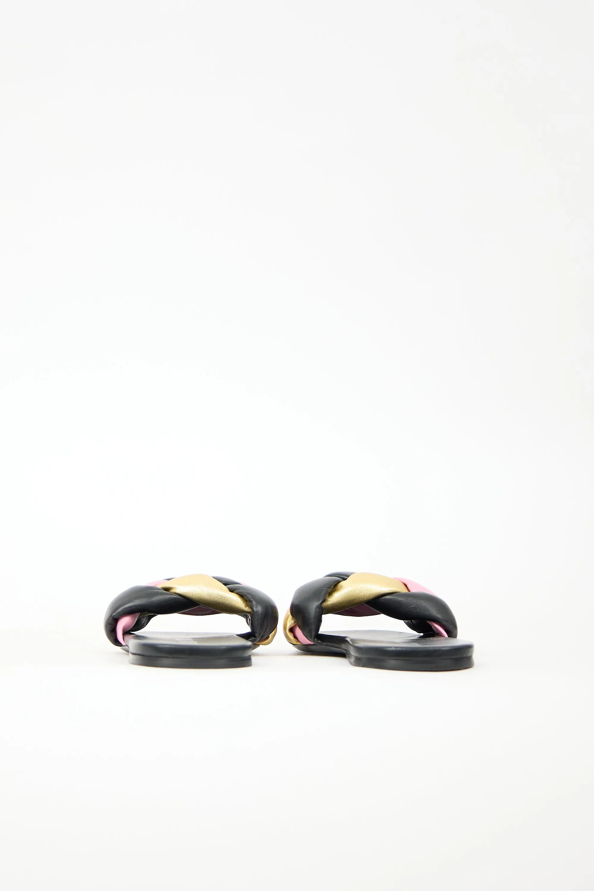 Braided Leather Slide sold by VSP Consignment product image thumbnail 4