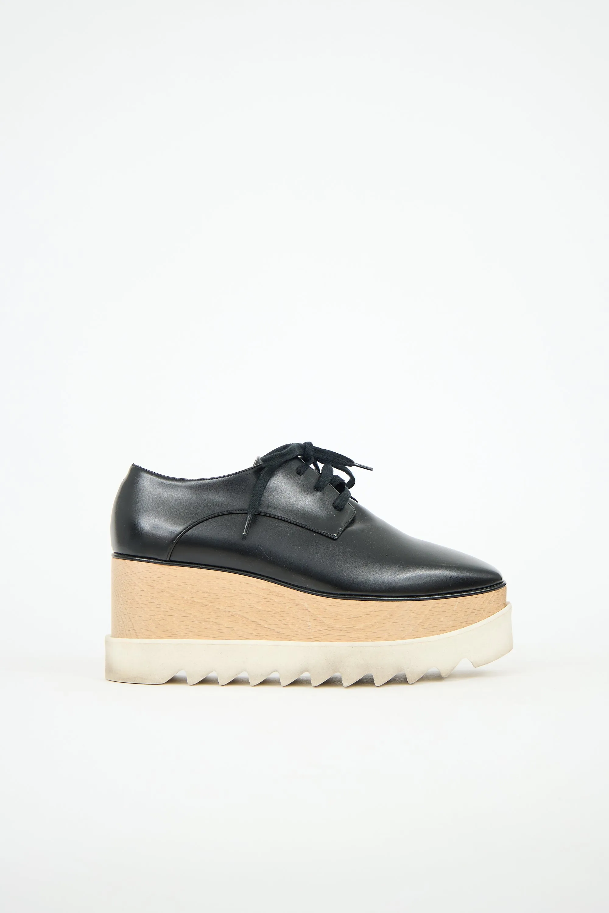Faux Leather Elyse Platform Derby sold by VSP Consignment