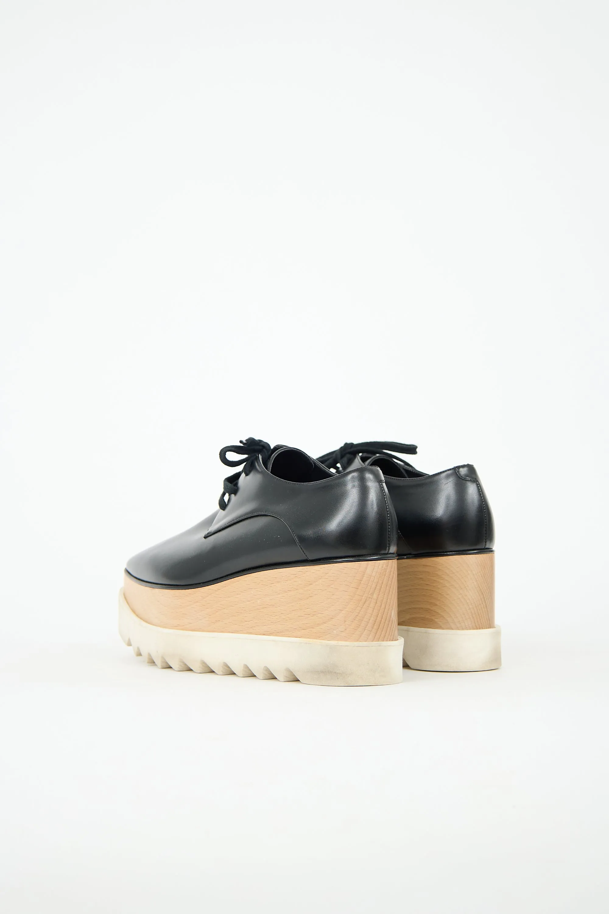 Faux Leather Elyse Platform Derby sold by VSP Consignment product image thumbnail 4