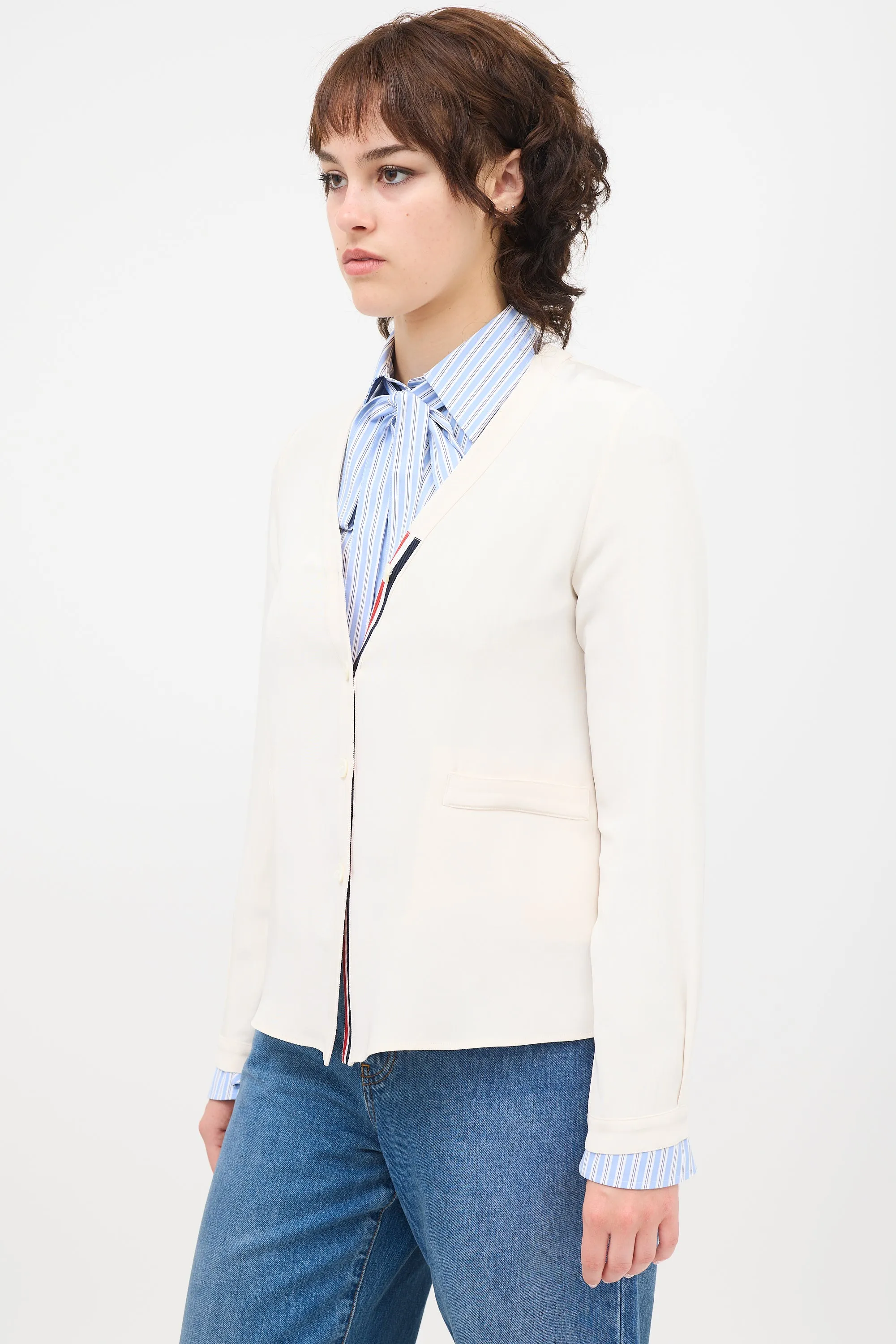 Silk Cardigan sold by VSP Consignment product image thumbnail 4