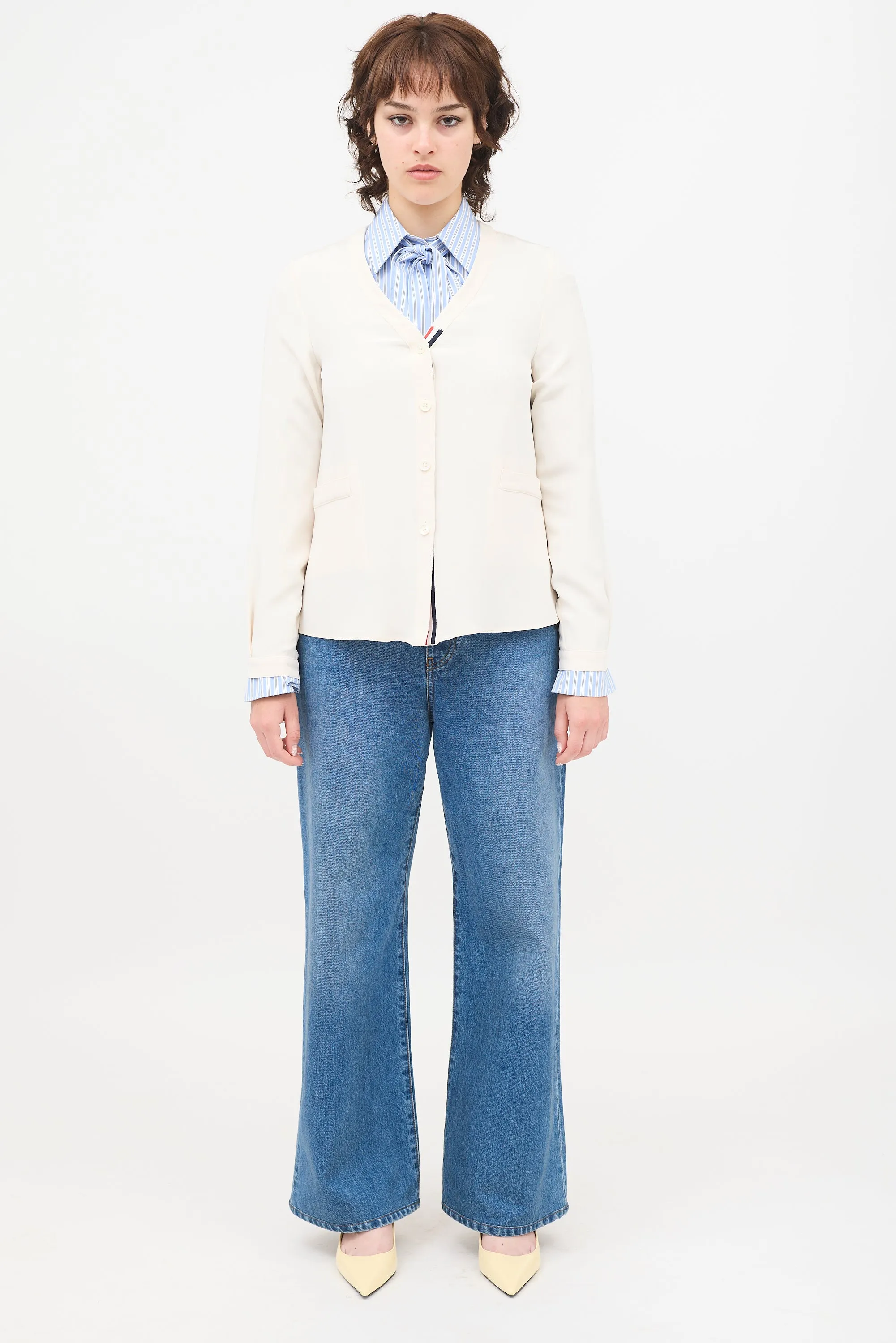 Silk Cardigan sold by VSP Consignment product image thumbnail 2