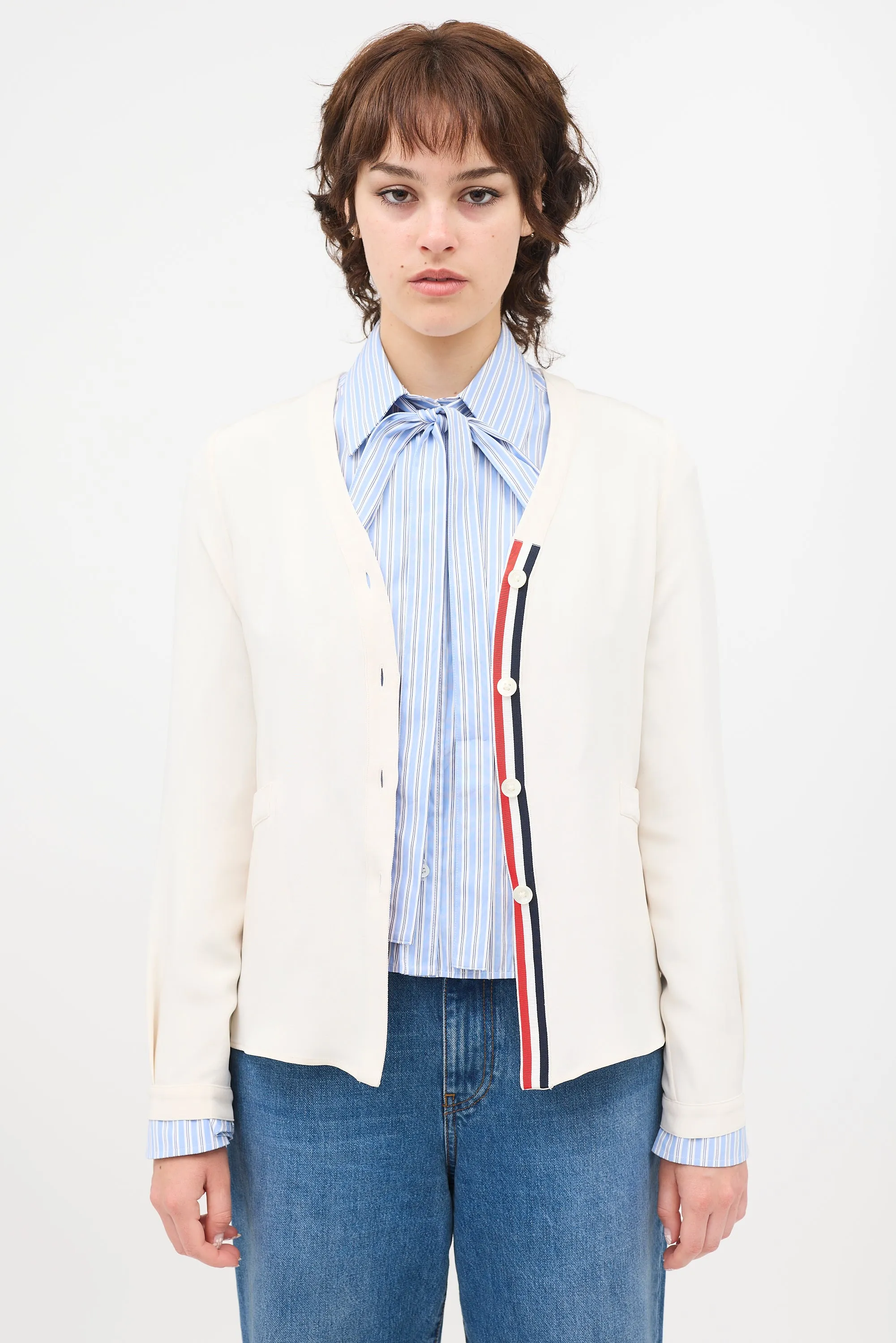 Silk Cardigan sold by VSP Consignment product image thumbnail 3