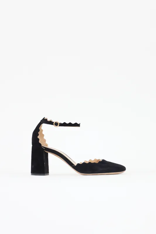 Suede Lauren Pump sold by VSP Consignment