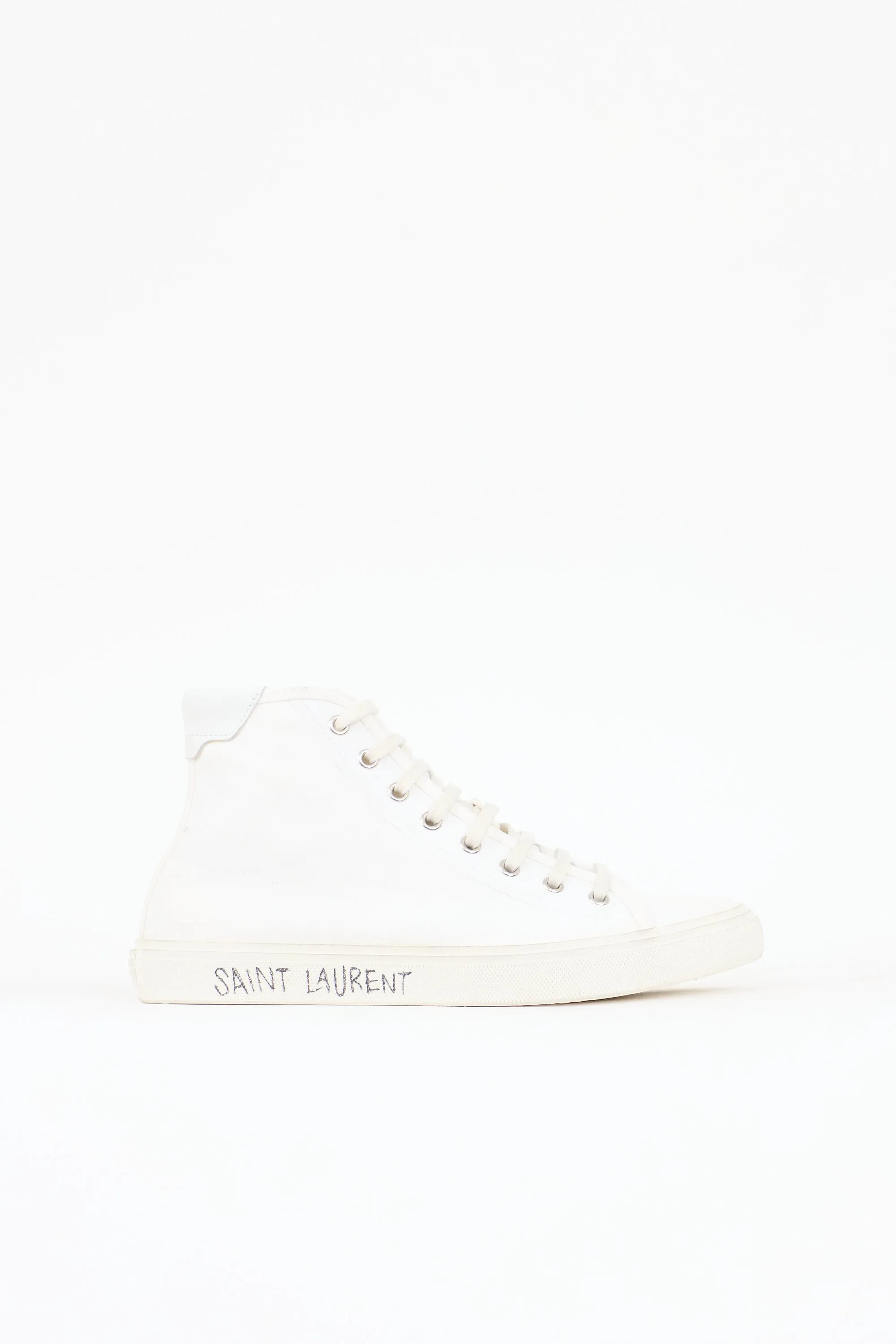 Canvas High Top Malibu Sneaker sold by VSP Consignment