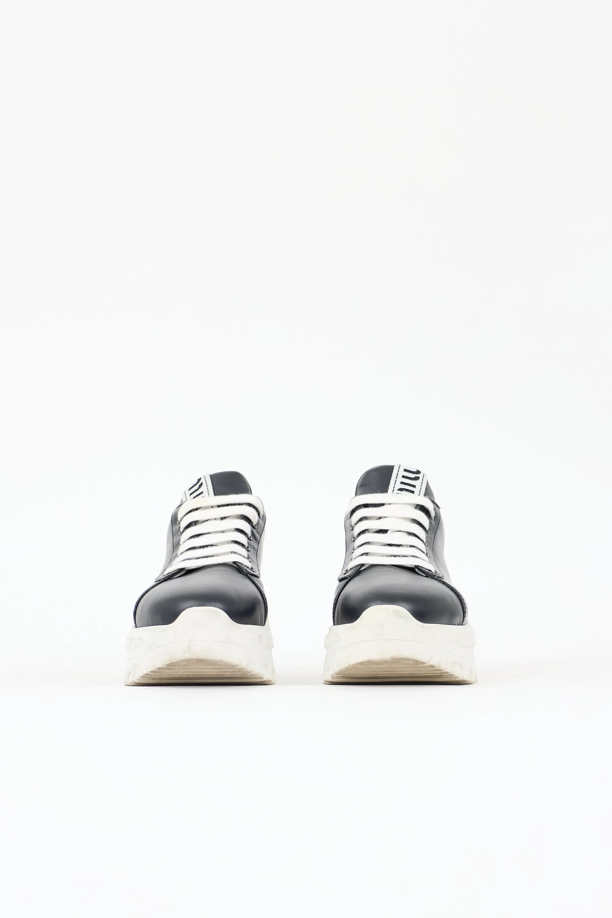Leather Platform Sneaker sold by VSP Consignment product image thumbnail 3