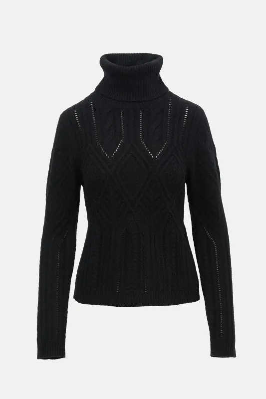 Cashmere Cable Knit Sweater sold by VSP Consignment