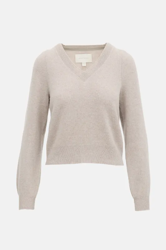 Cashmere V-Neck Sweater made by Brochu Walker