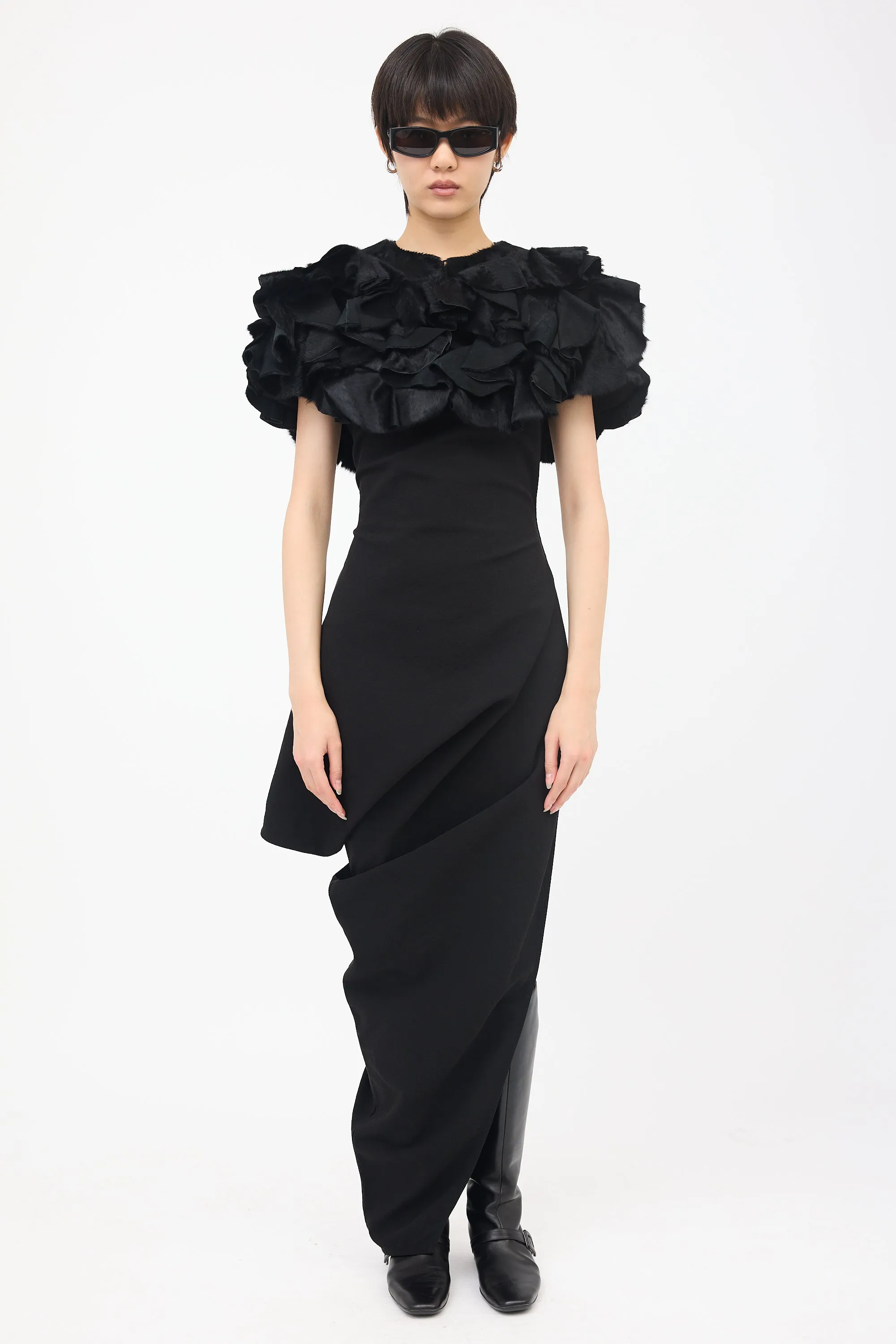 Ruffled Fur Bolero sold by VSP Consignment product image thumbnail 2
