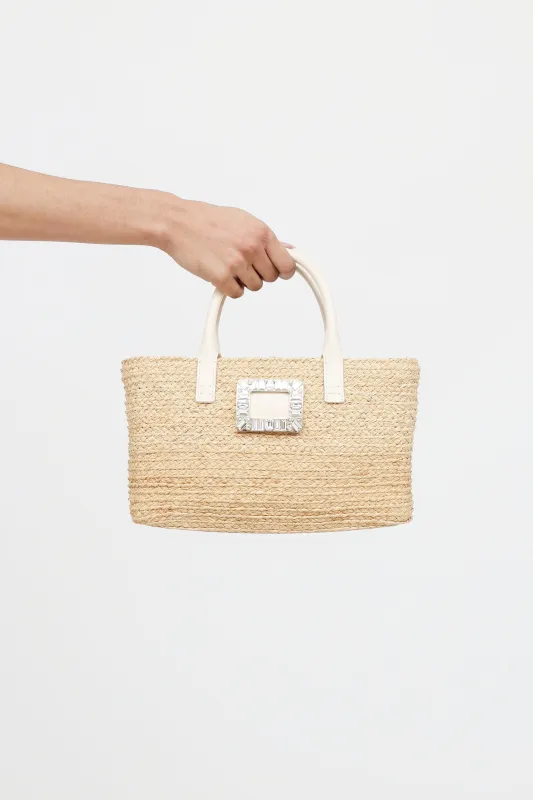 Viv Skate Raffia Bag made by Roger Vivier