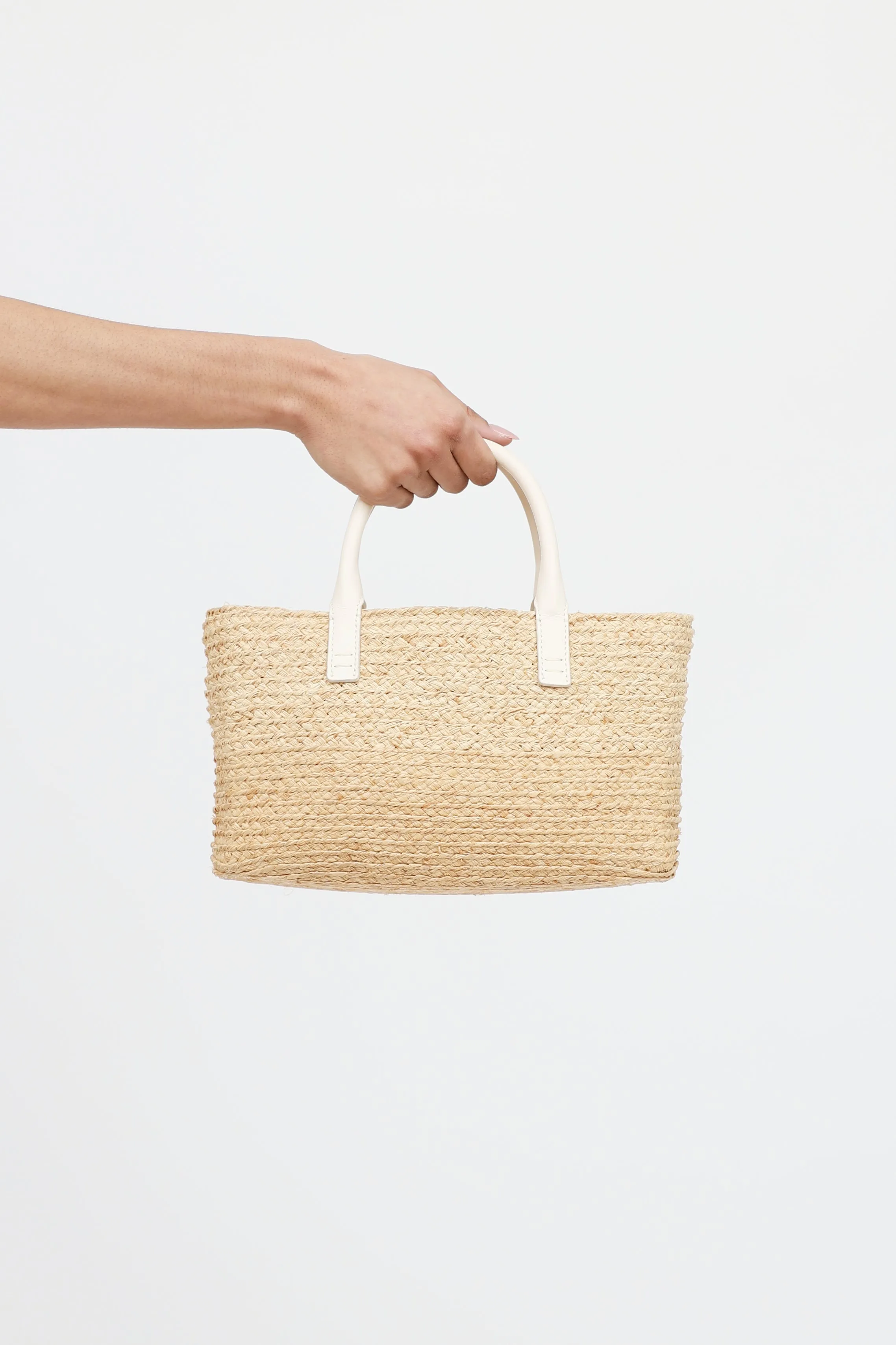Viv Skate Raffia Bag sold by VSP Consignment product image thumbnail 3
