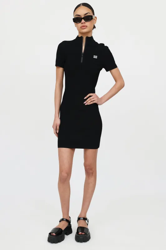 2024 Ribbed Mini Dress made by Miu Miu