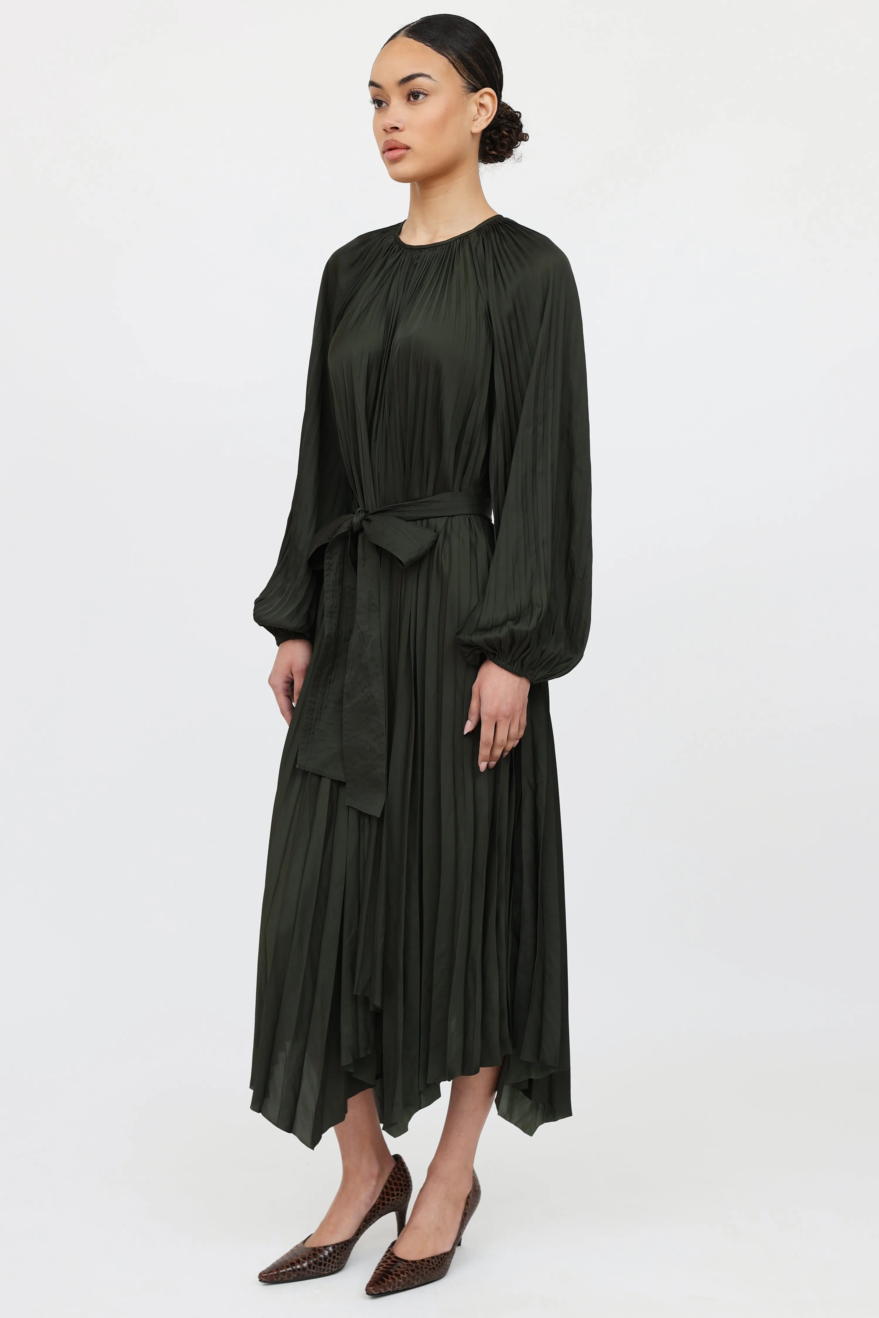 Pleated Yalena Maxi Dress sold by VSP Consignment product image thumbnail 4