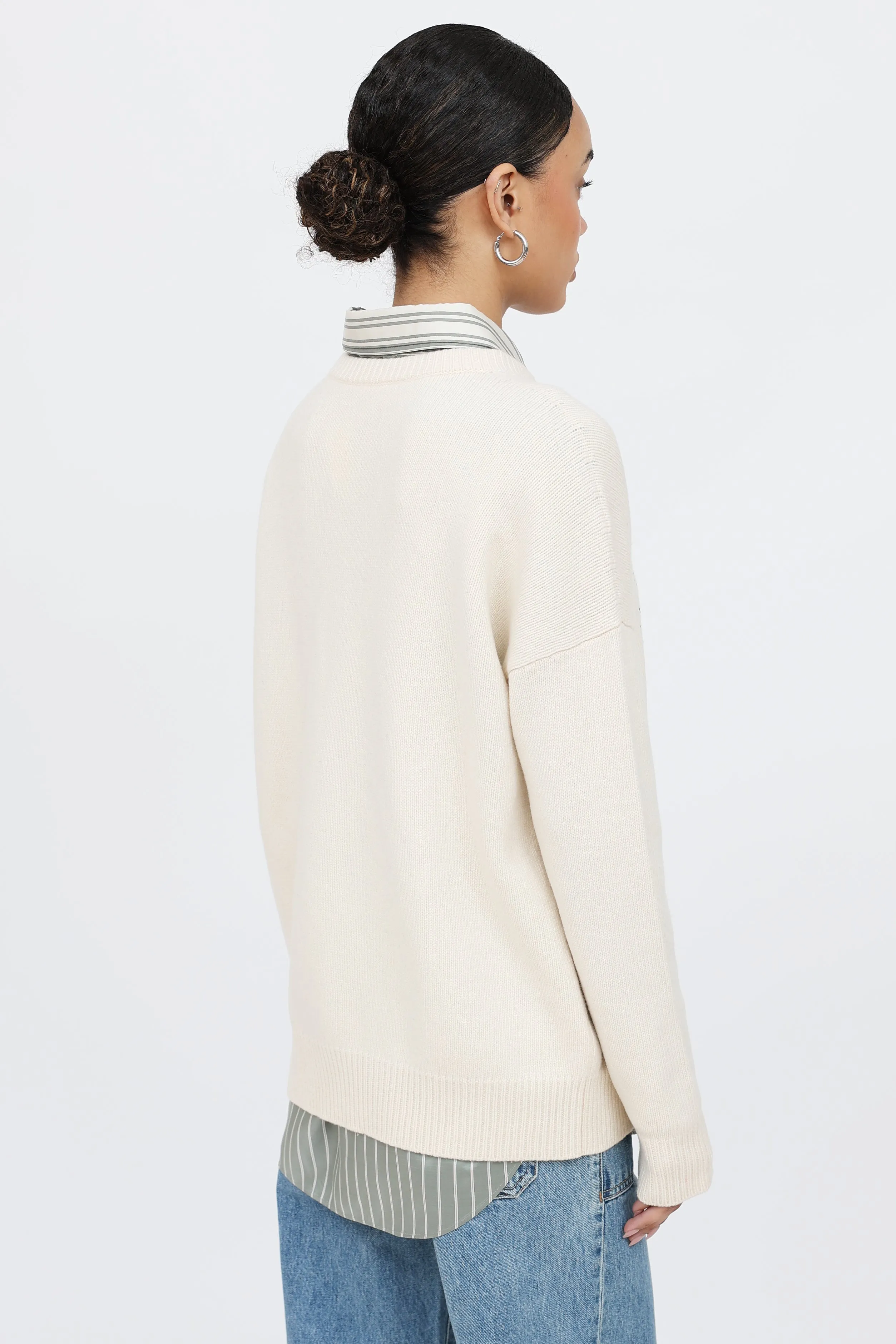 Wool Beaded Logo Sweater sold by VSP Consignment product image thumbnail 4