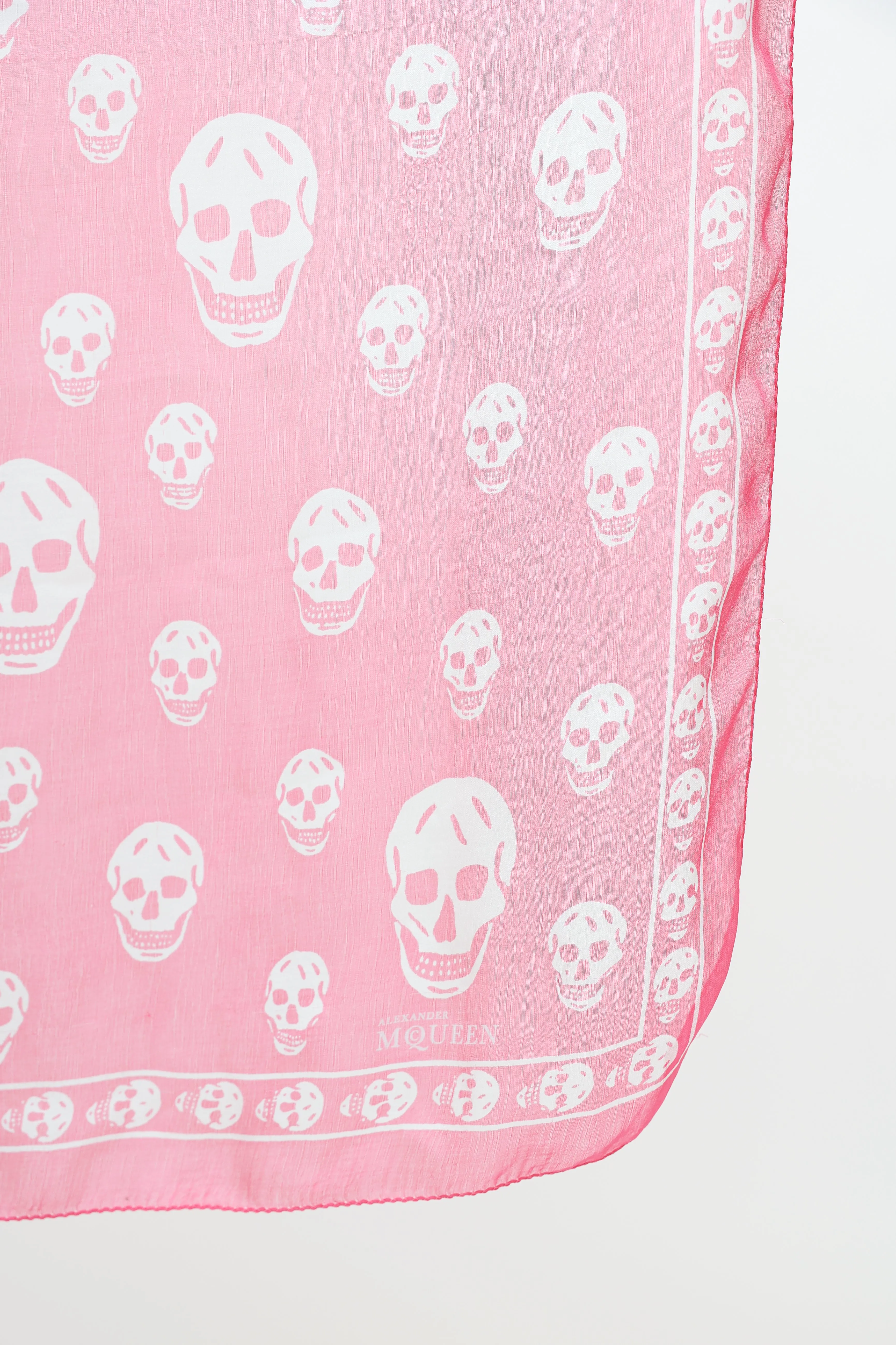 Silk Skull Scarf sold by VSP Consignment product image thumbnail 3