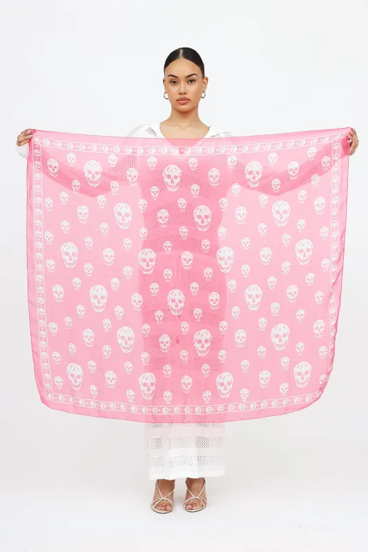 Silk Skull Scarf sold by VSP Consignment