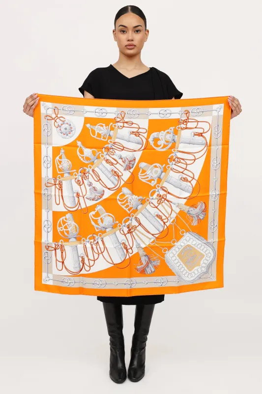 Cliquetis Silk Scarf made by Hermes