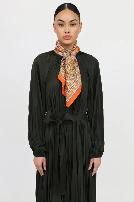 Chasse En Inde Scarf made by Hermes