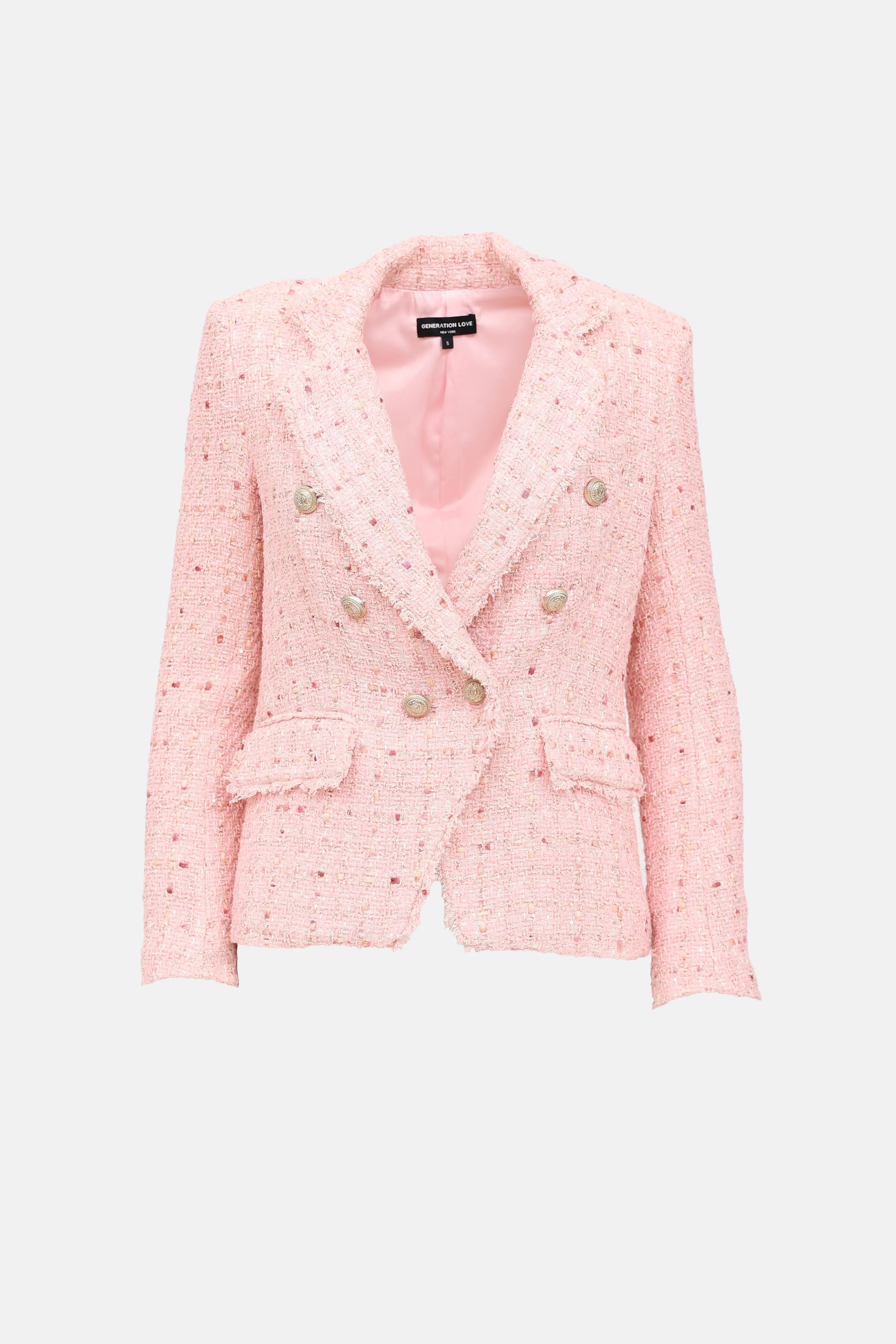 Tweed Double Breasted Blazer sold by VSP Consignment