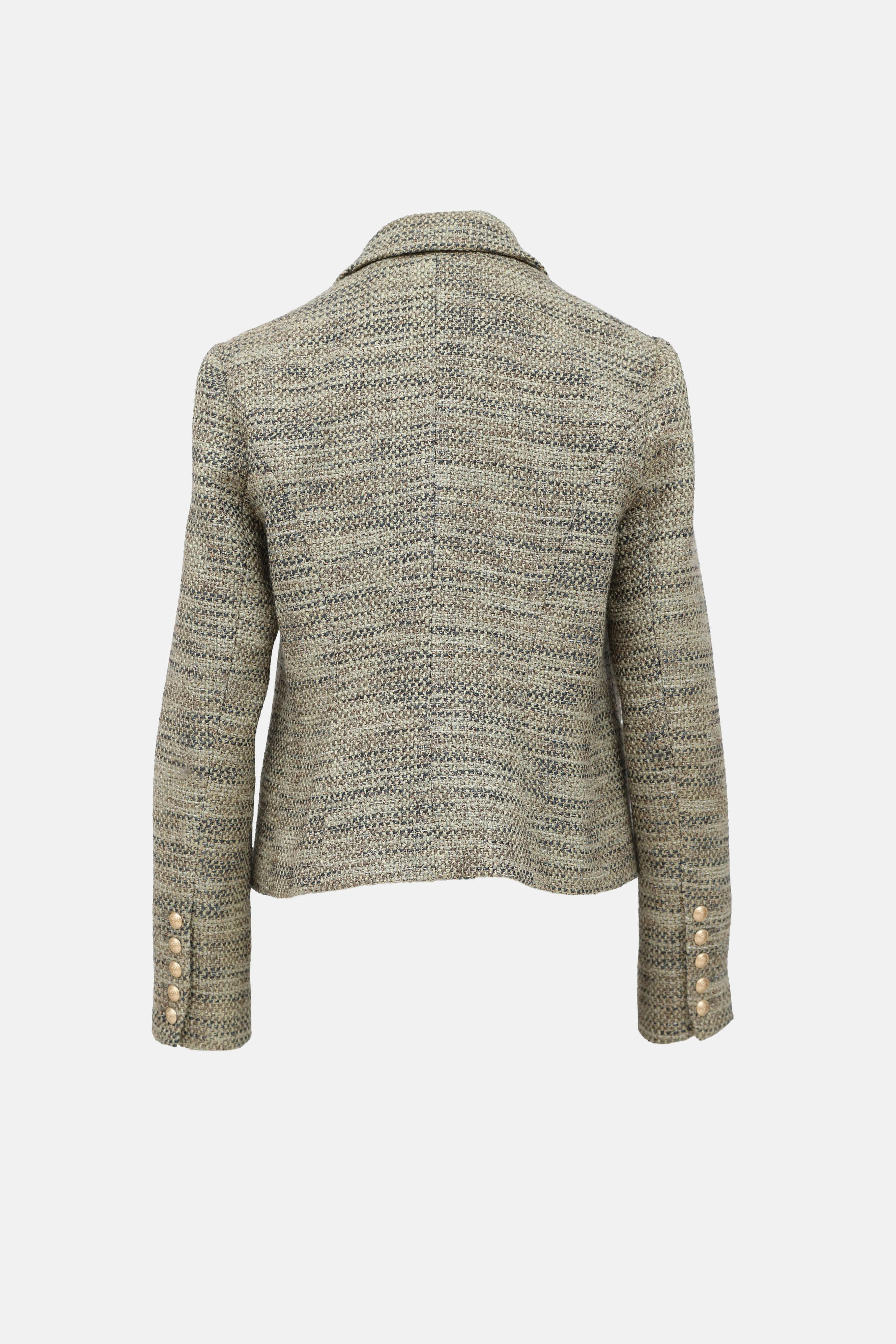 Tweed Double Breasted Blazer sold by VSP Consignment product image thumbnail 2