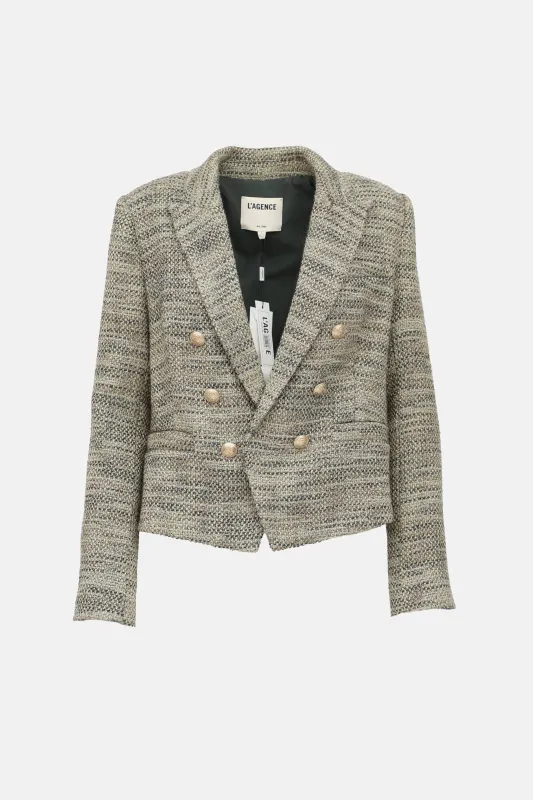 Tweed Double Breasted Blazer sold by VSP Consignment
