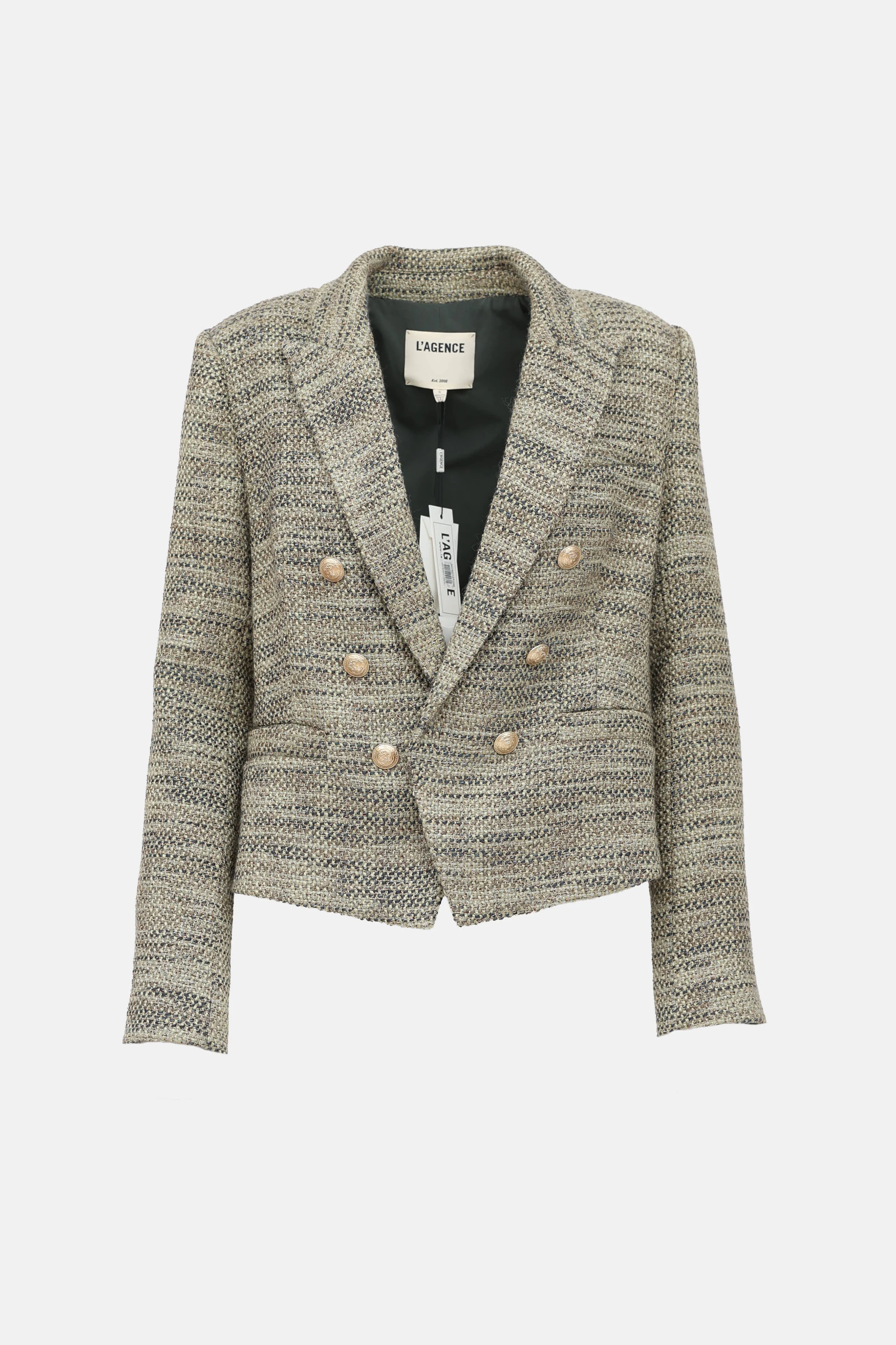 Tweed Double Breasted Blazer sold by VSP Consignment